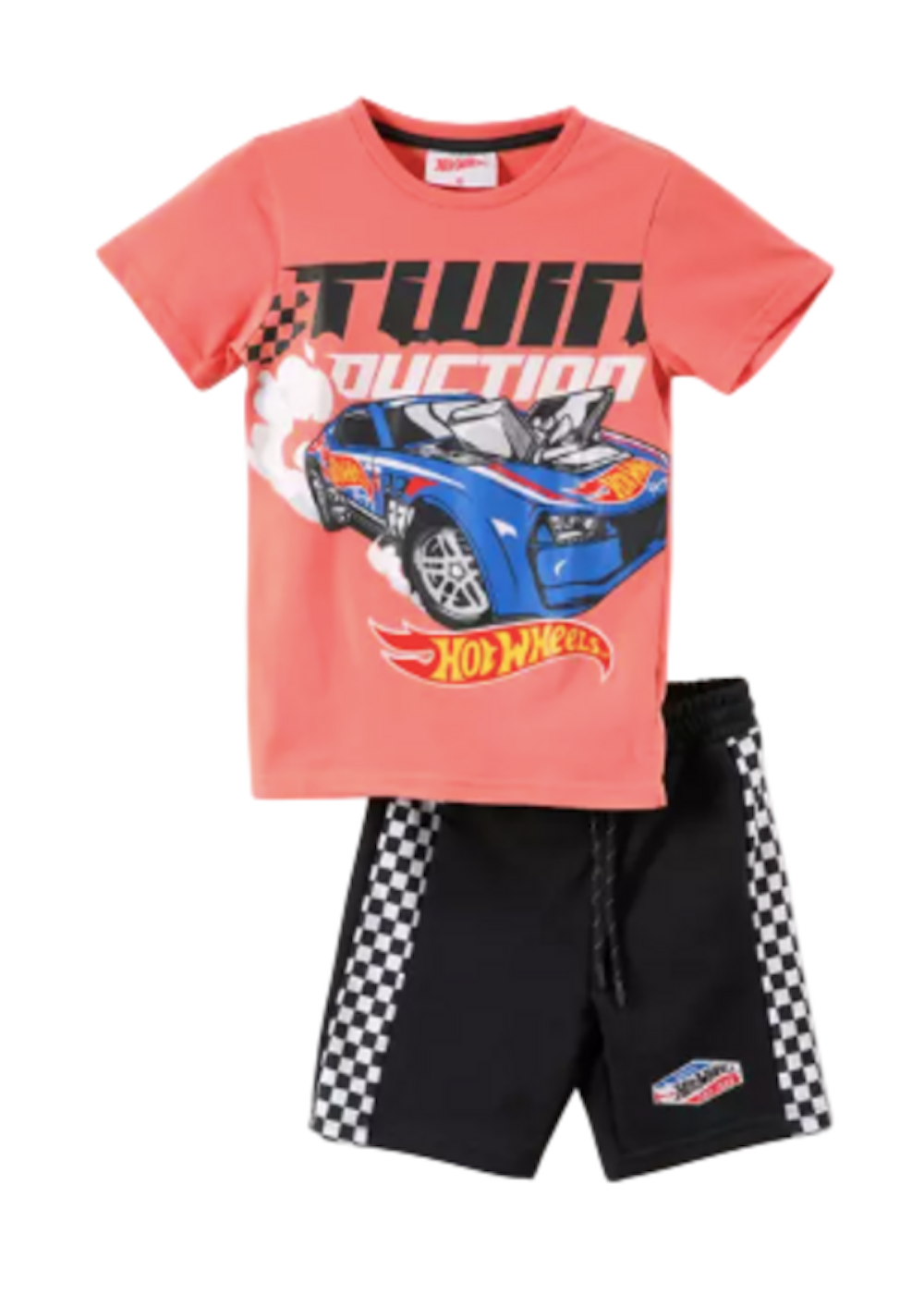 Conjunto Hot Wheels Polera y Short-0