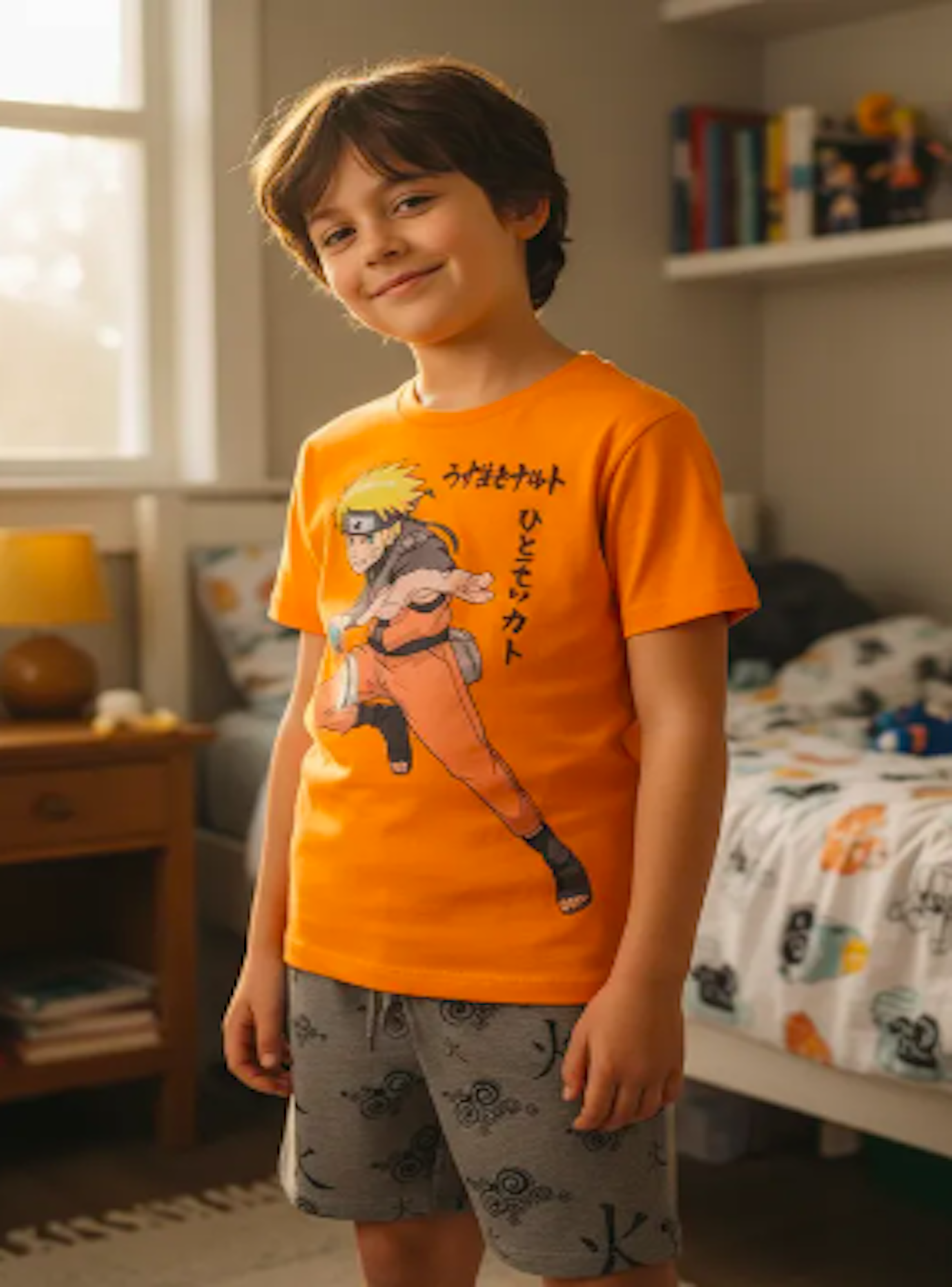 Pijama de verano de niño diseño Naruto-1