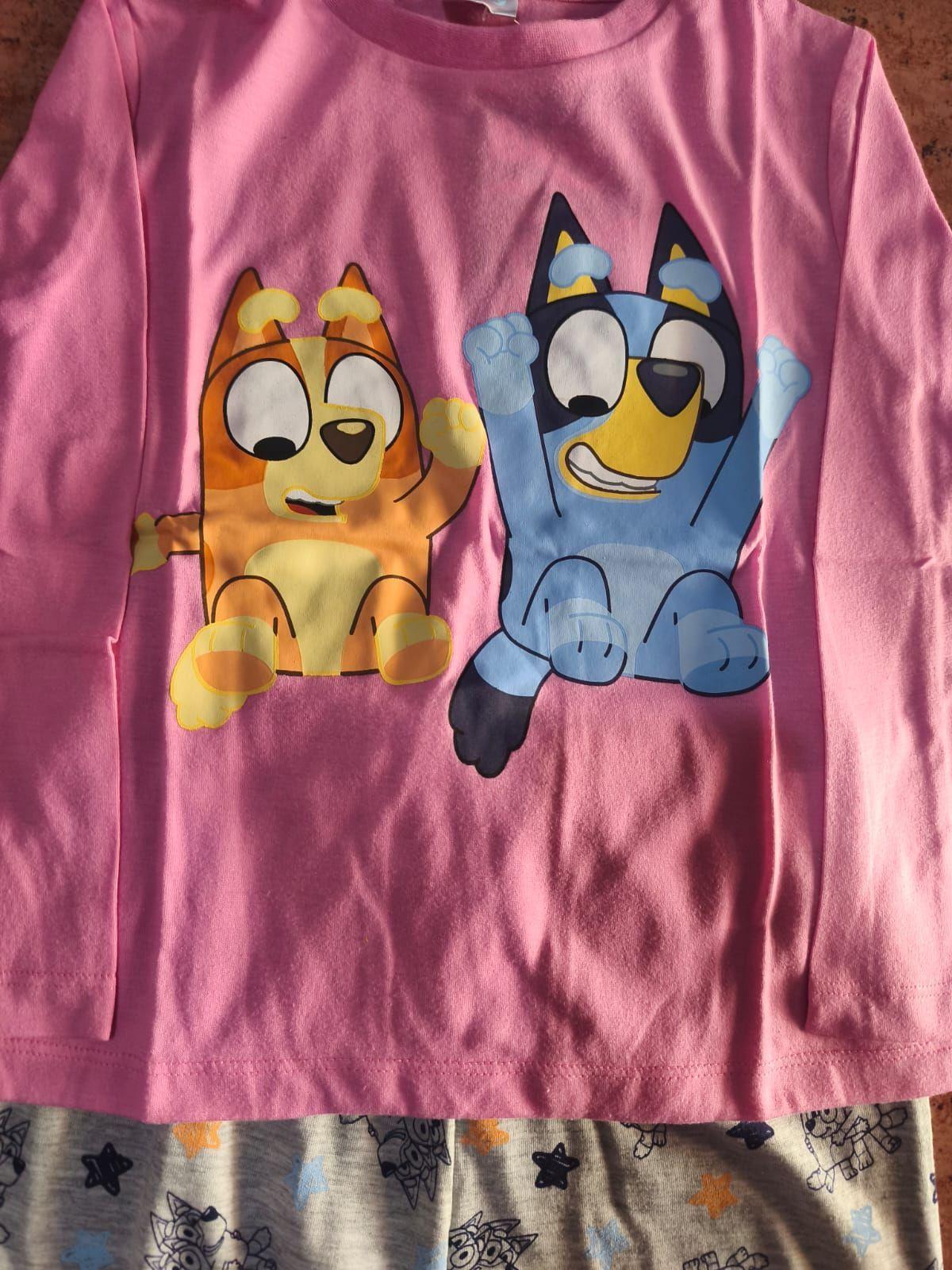 Pijama Bluey y Bingo talla 6-3