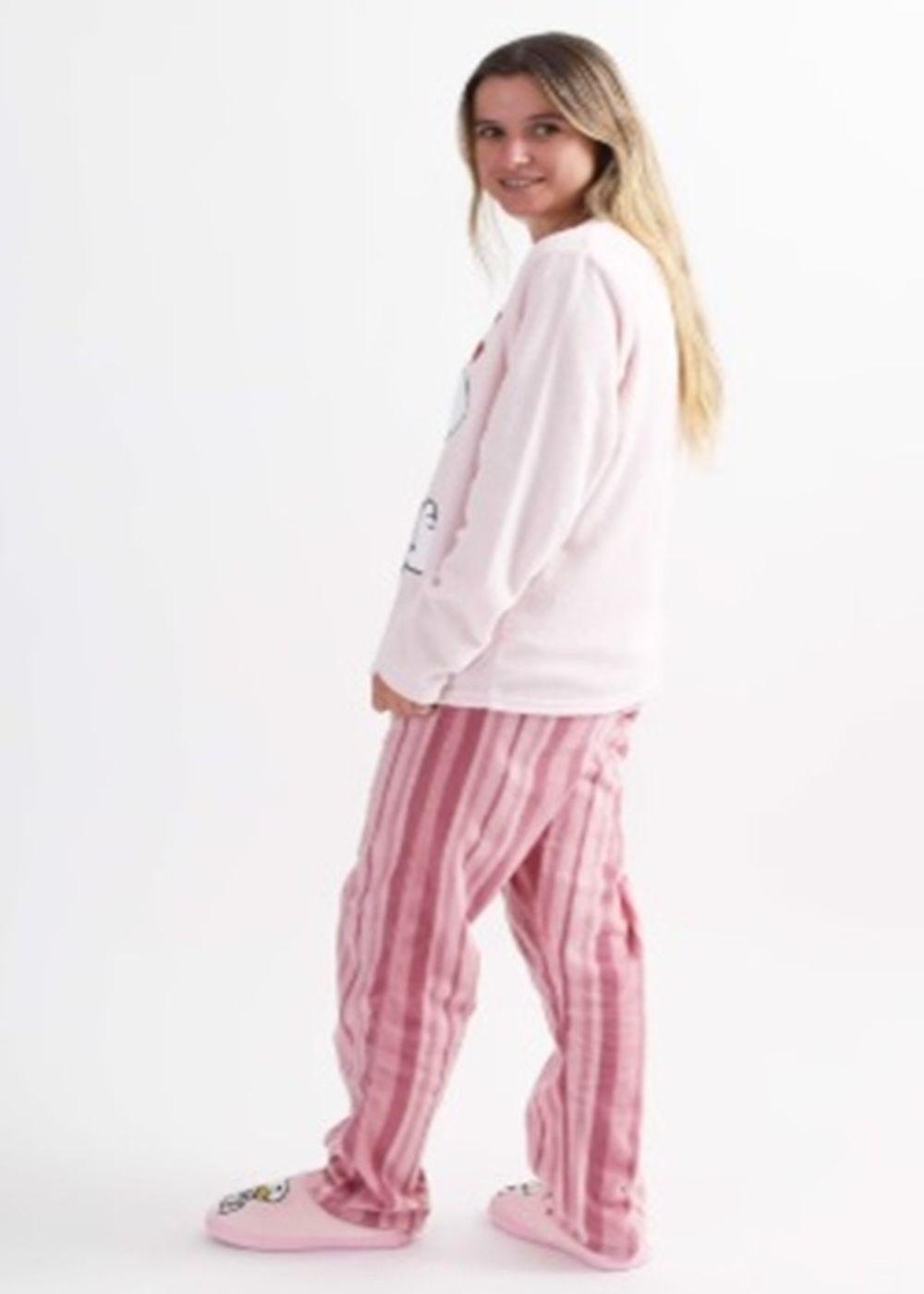 Pijama Snoopy de polar tallas S, M, L y XL-2