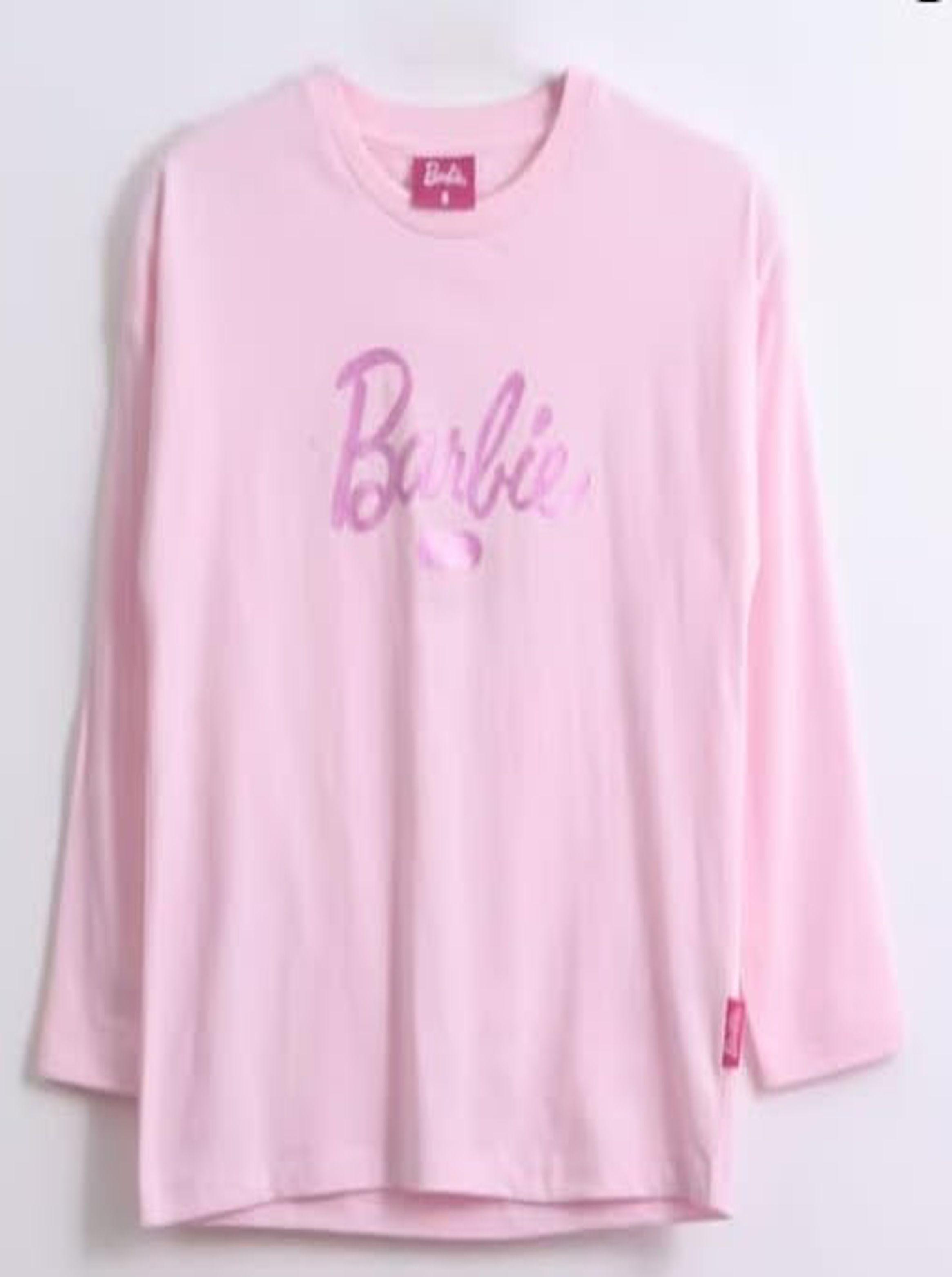Polera Barbie talla 6 manga larga-1