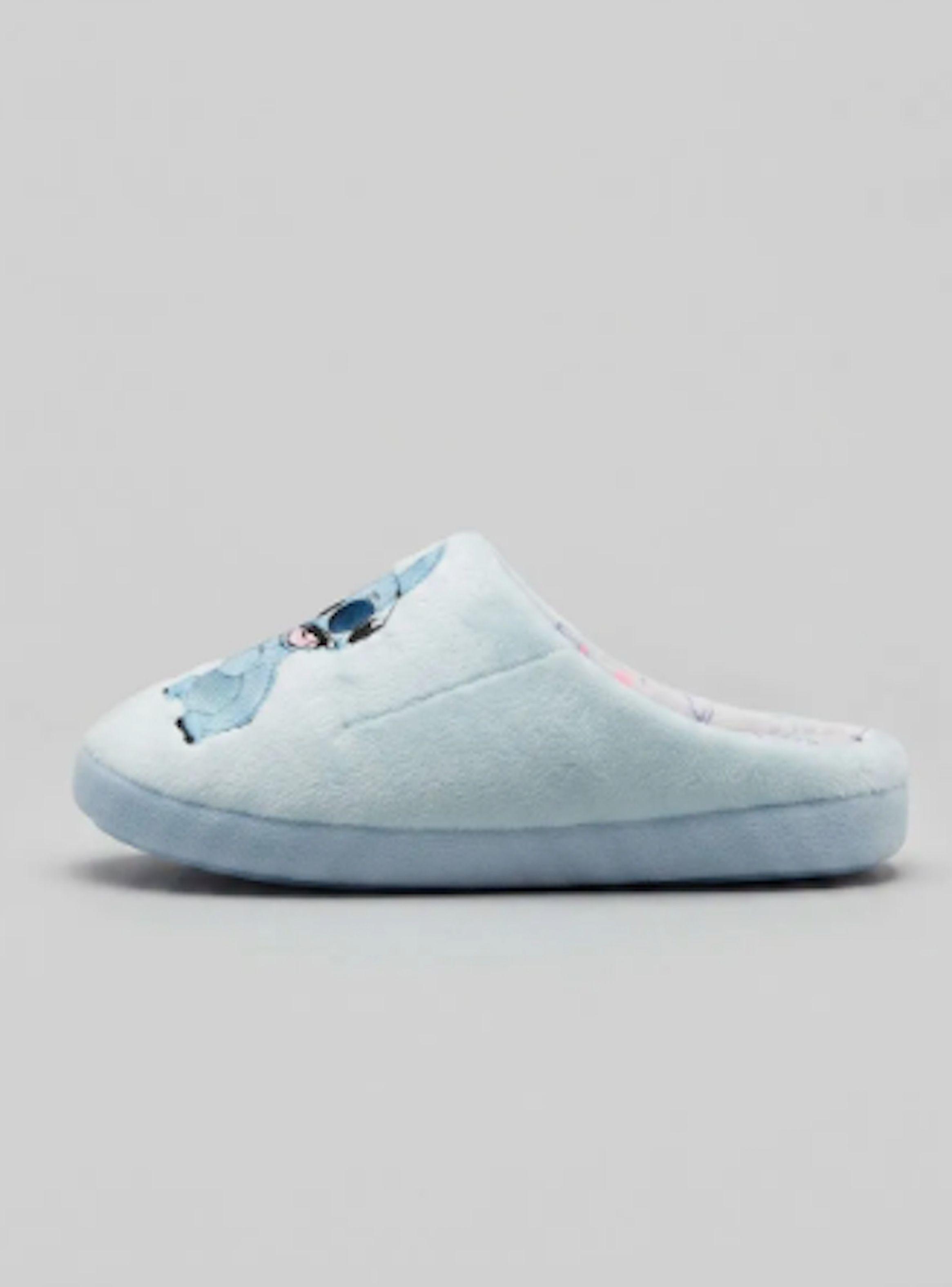 Pantufla Stitch celeste Aloha-1