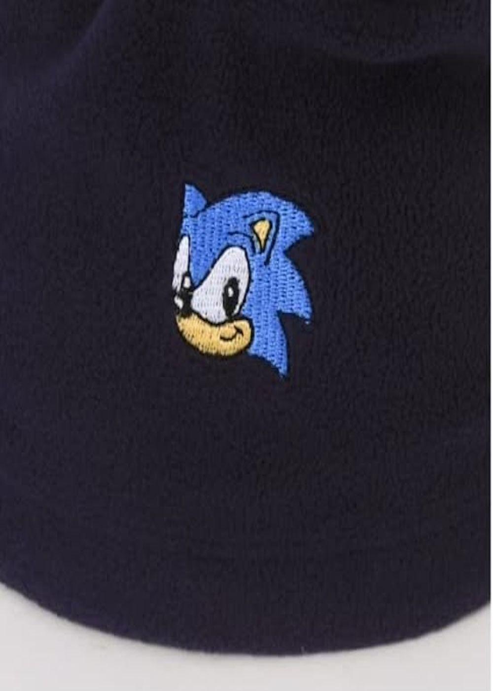 Cuello Sonic tama o unico infantil azul marino-3