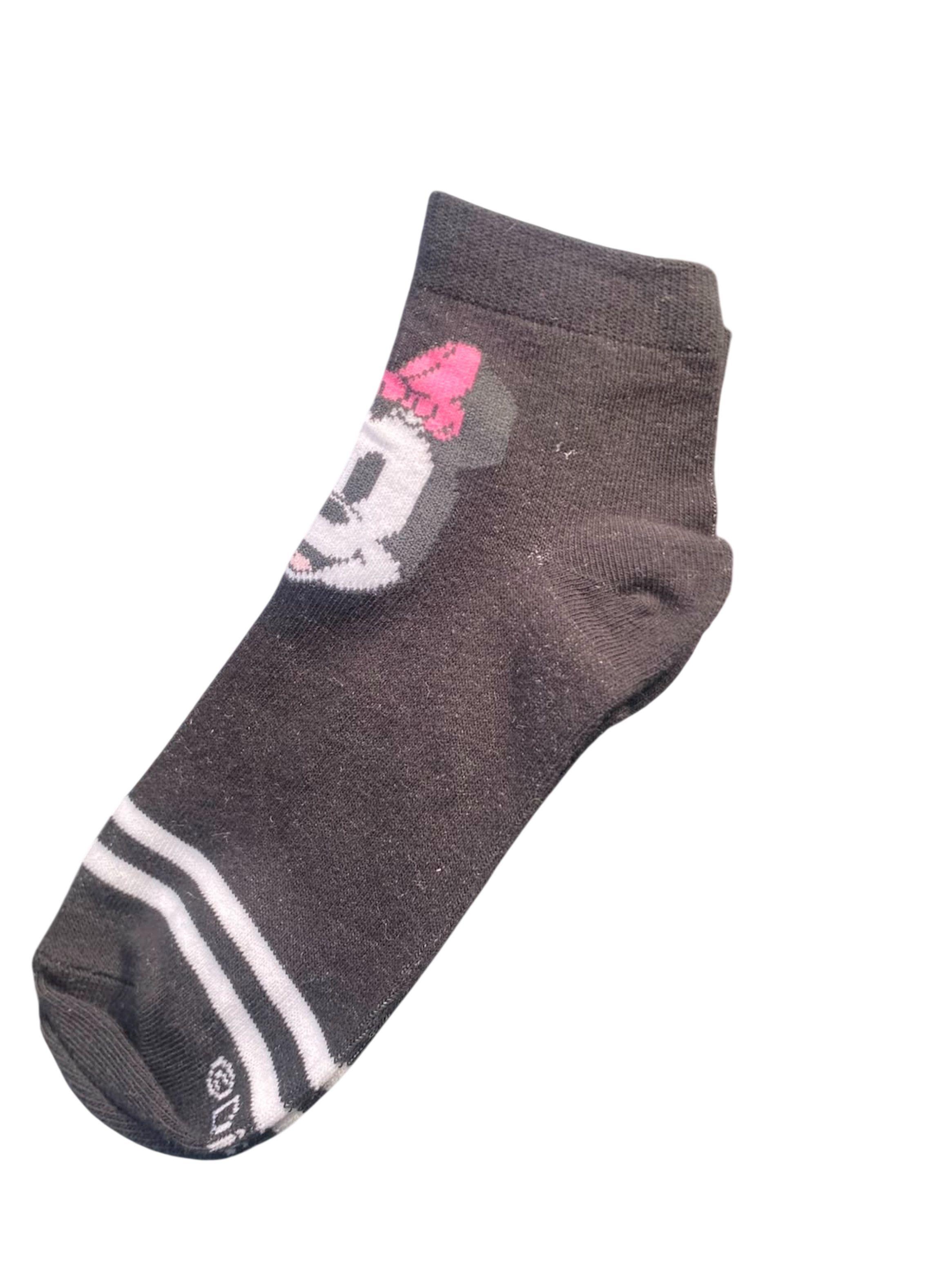 Calcetines Minnie y Mickey 2 pares tamano standard adulto-1