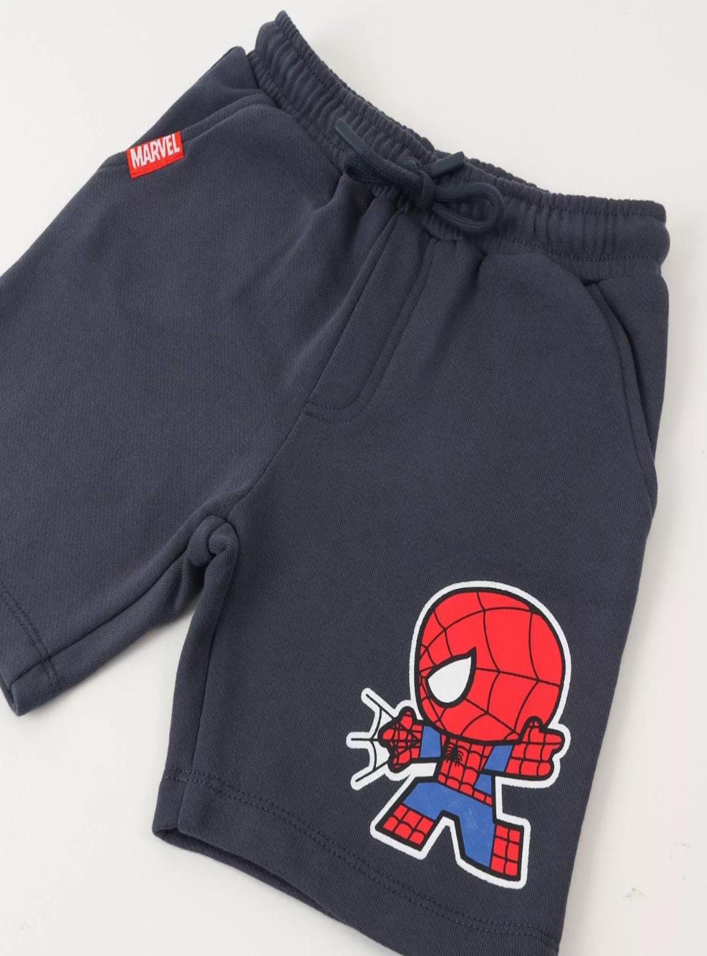 Conjunto polera y short talla 3 diseño Marvel-4