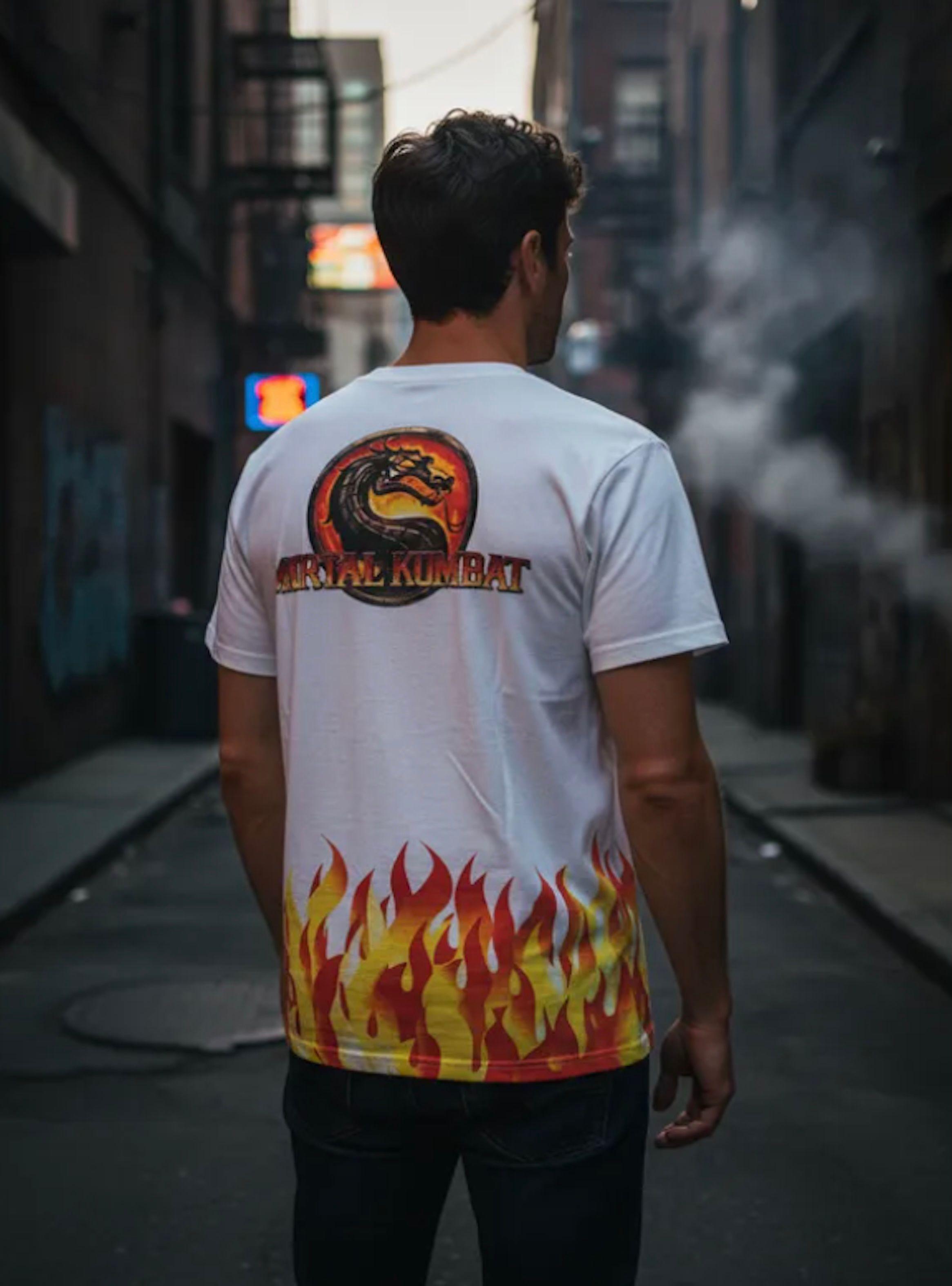 Polera talla M diseño Mortal Kombat-3