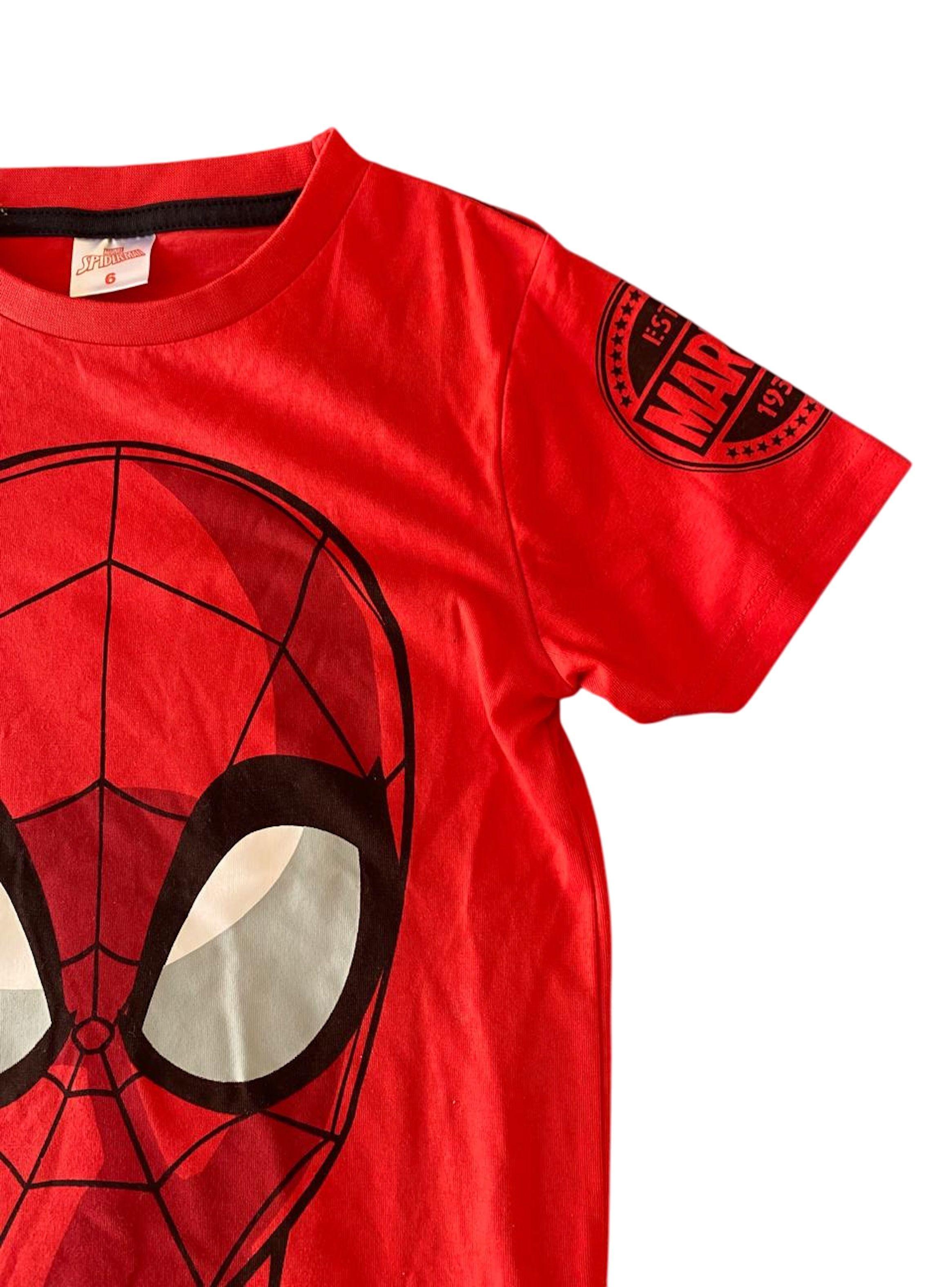 Polera de niño Talla 6 diseño Spiderman -3
