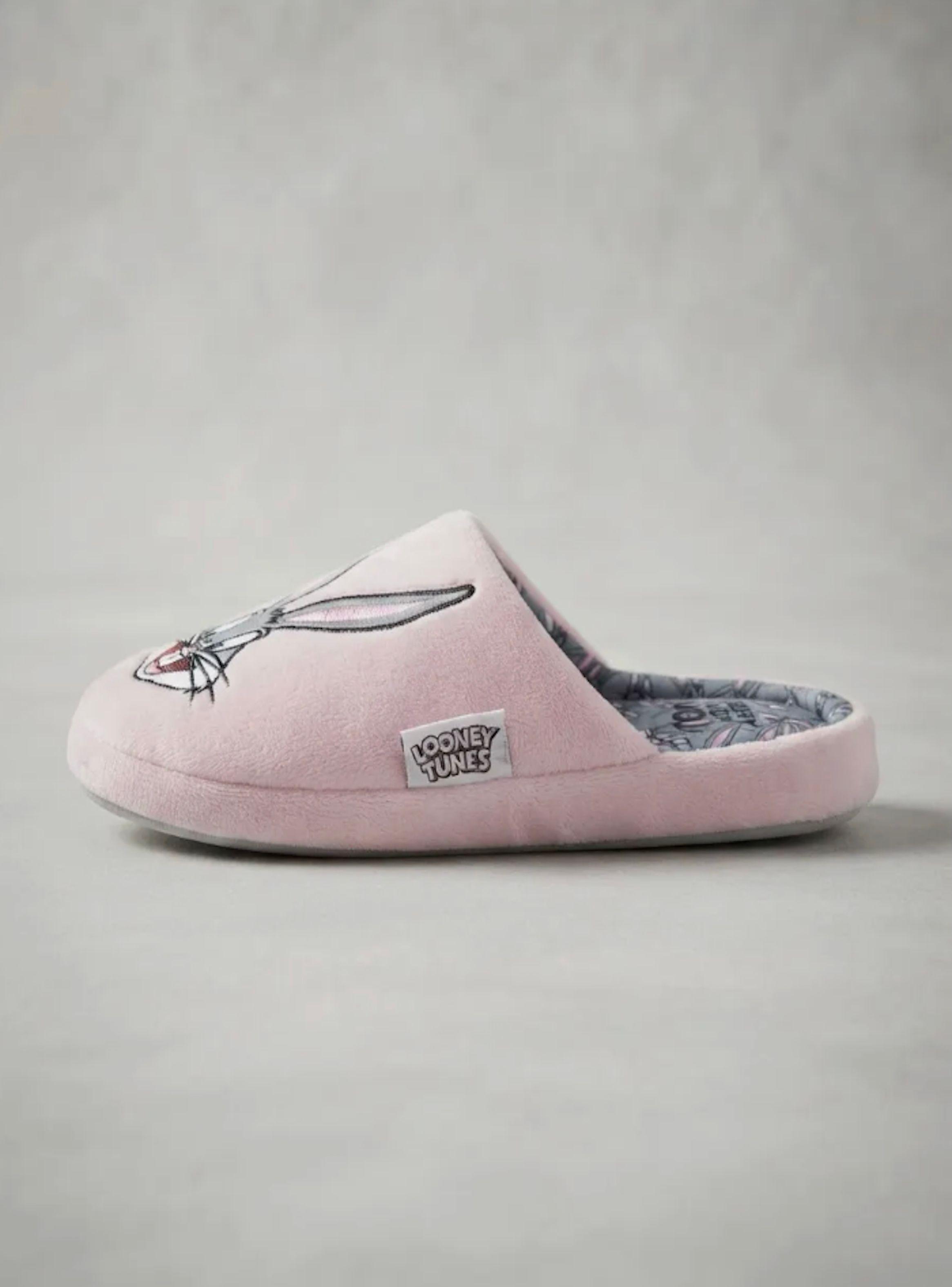 Pantufla mujer Bugs Bunny con Antifaz-3