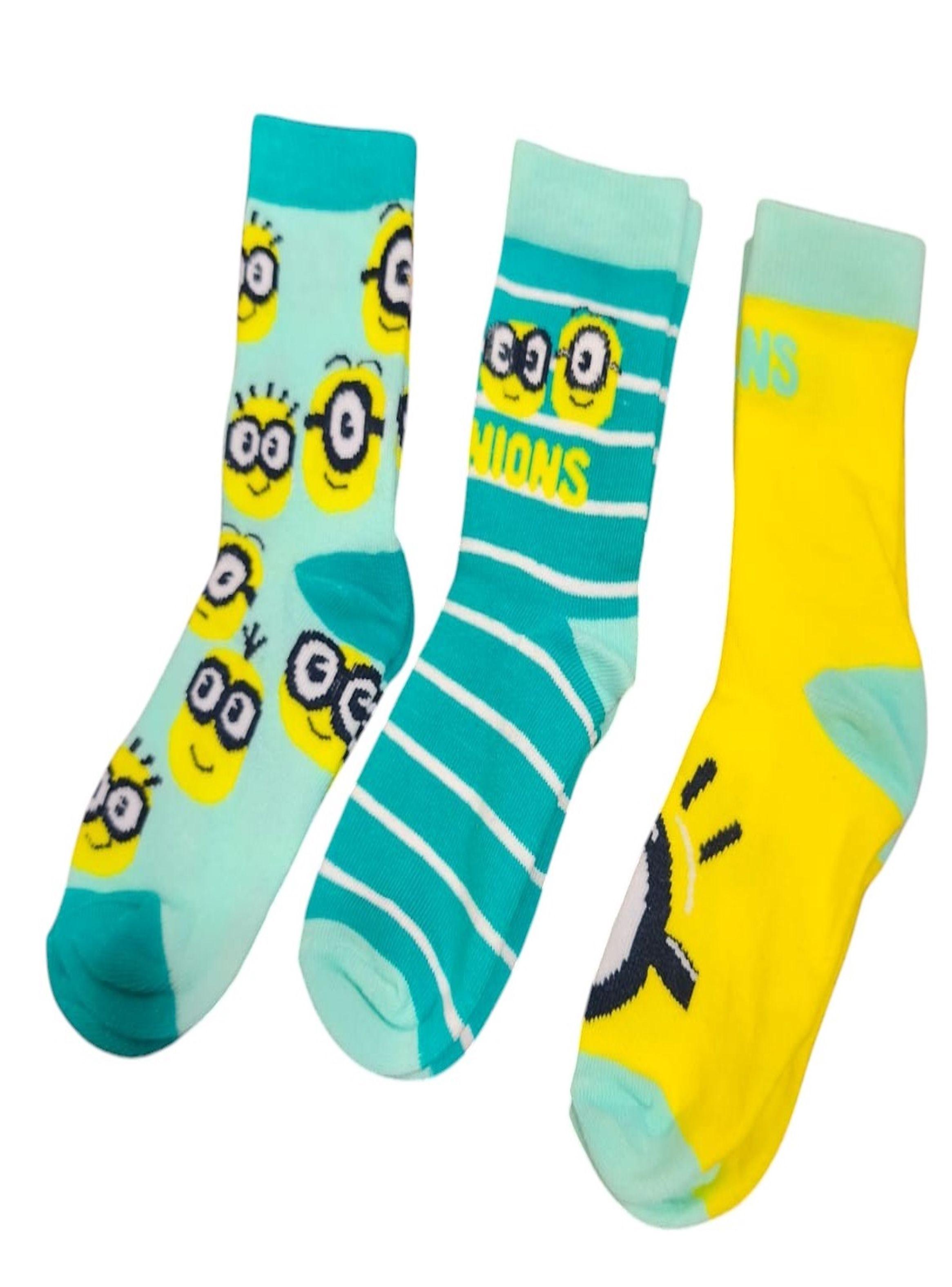 Calcetines 3 pares numero 27/30 diseño Minions-3