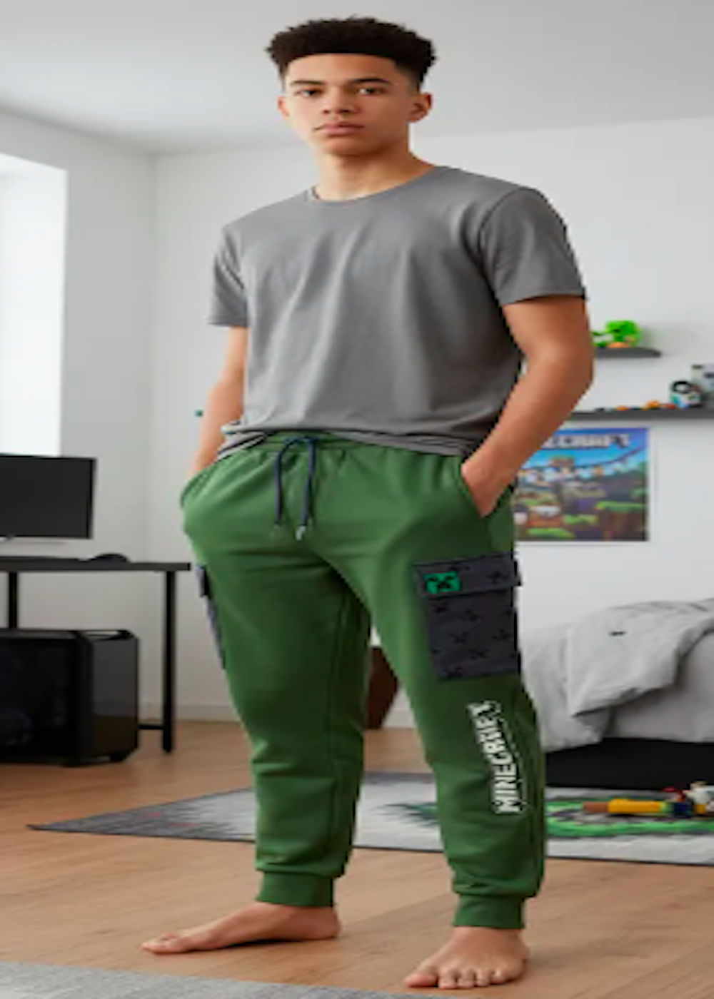 Pantalon Minecraft Talla 16-3