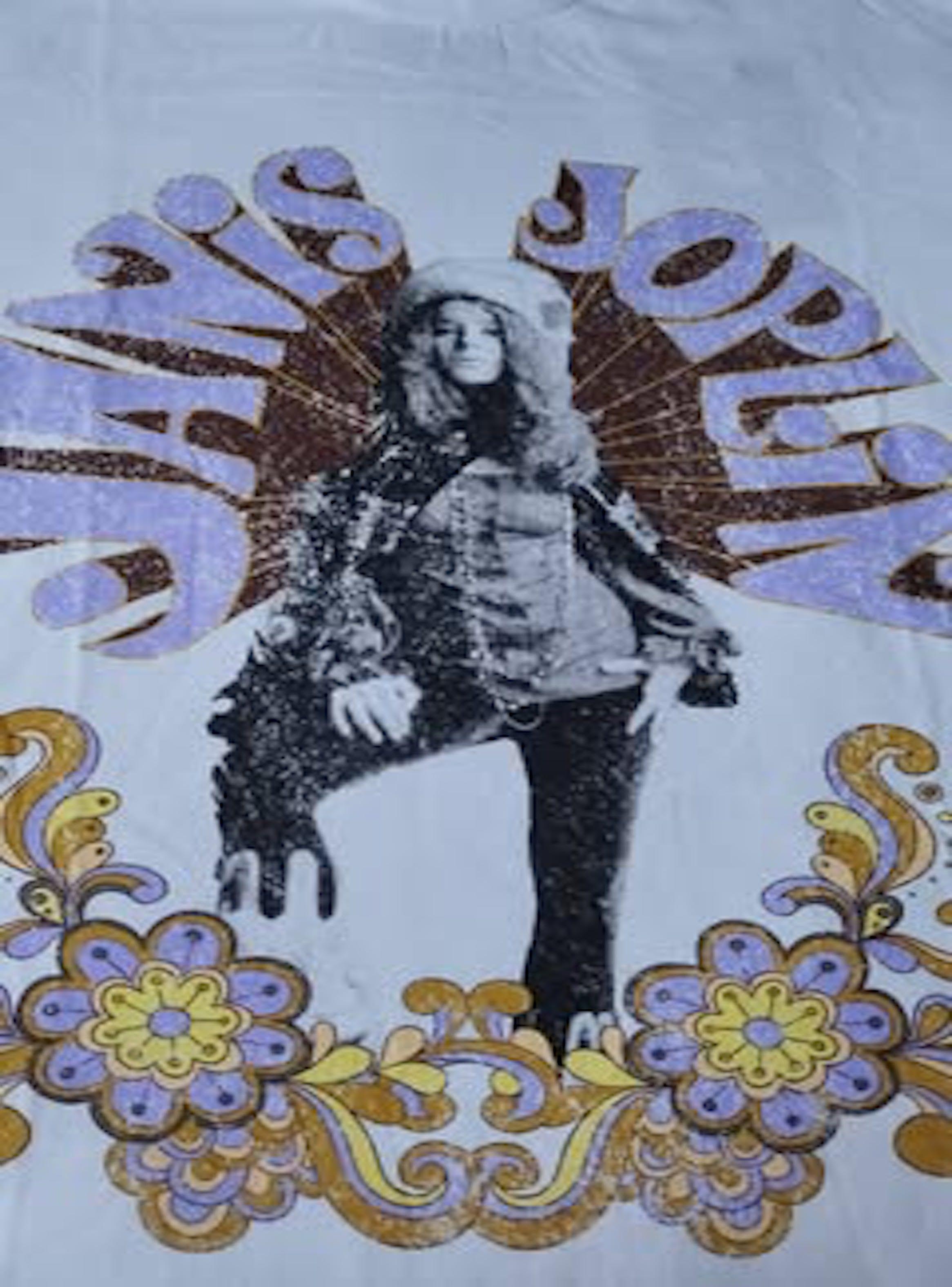 Polera de mujer talla S Oversize diseño Janis Joplin-2