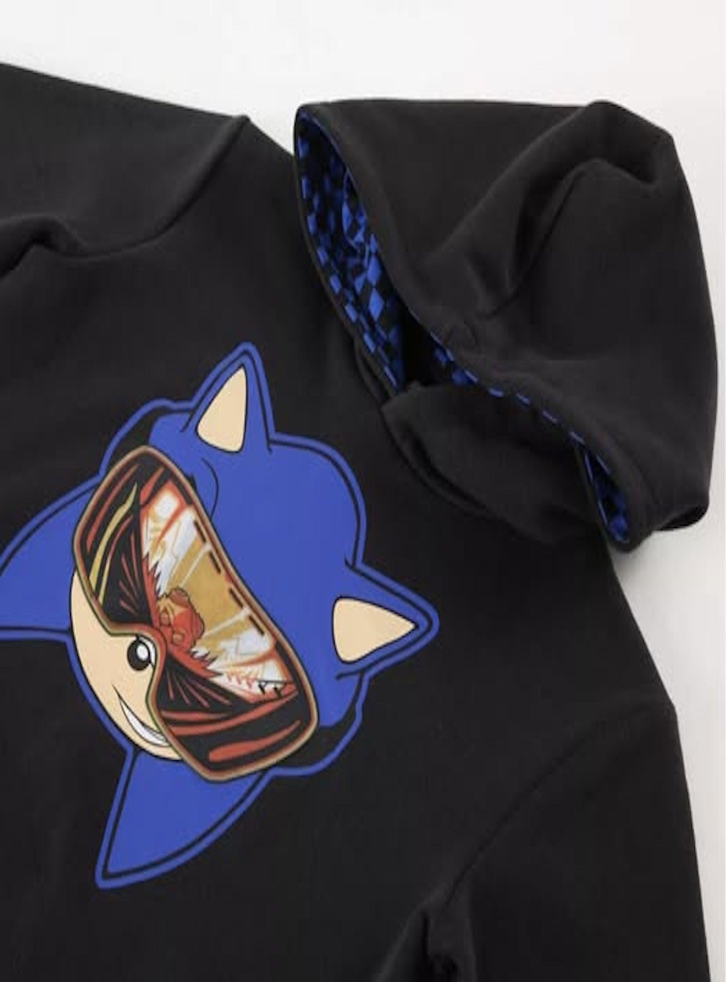 Poleron de niño Talla 8 diseño Sonic -2