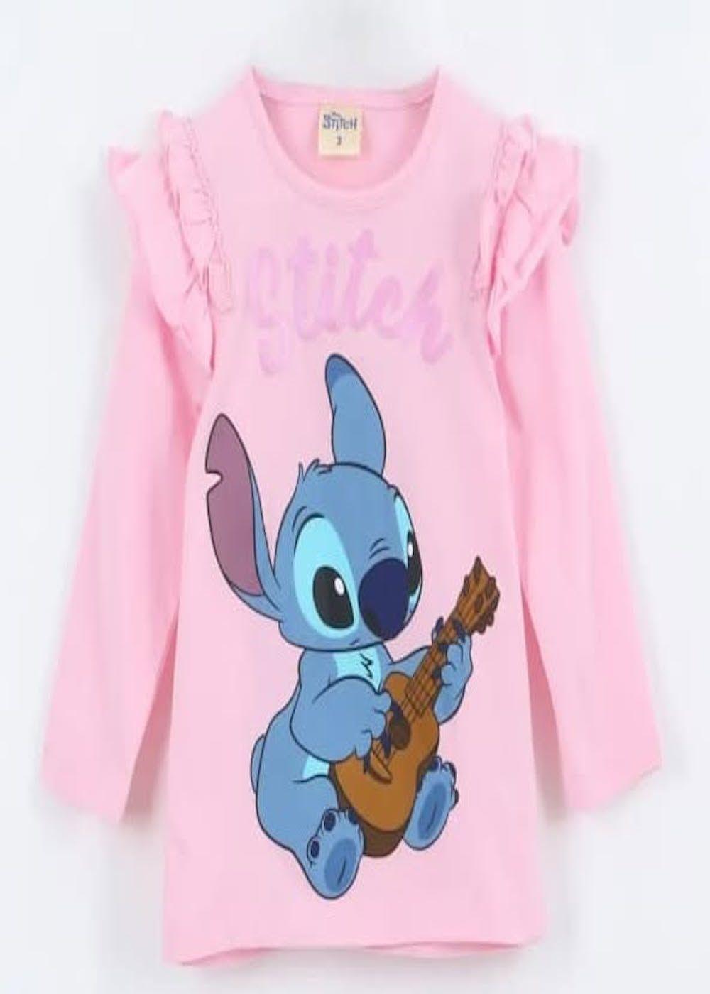 Polera Stitch manga larga talla 3-1