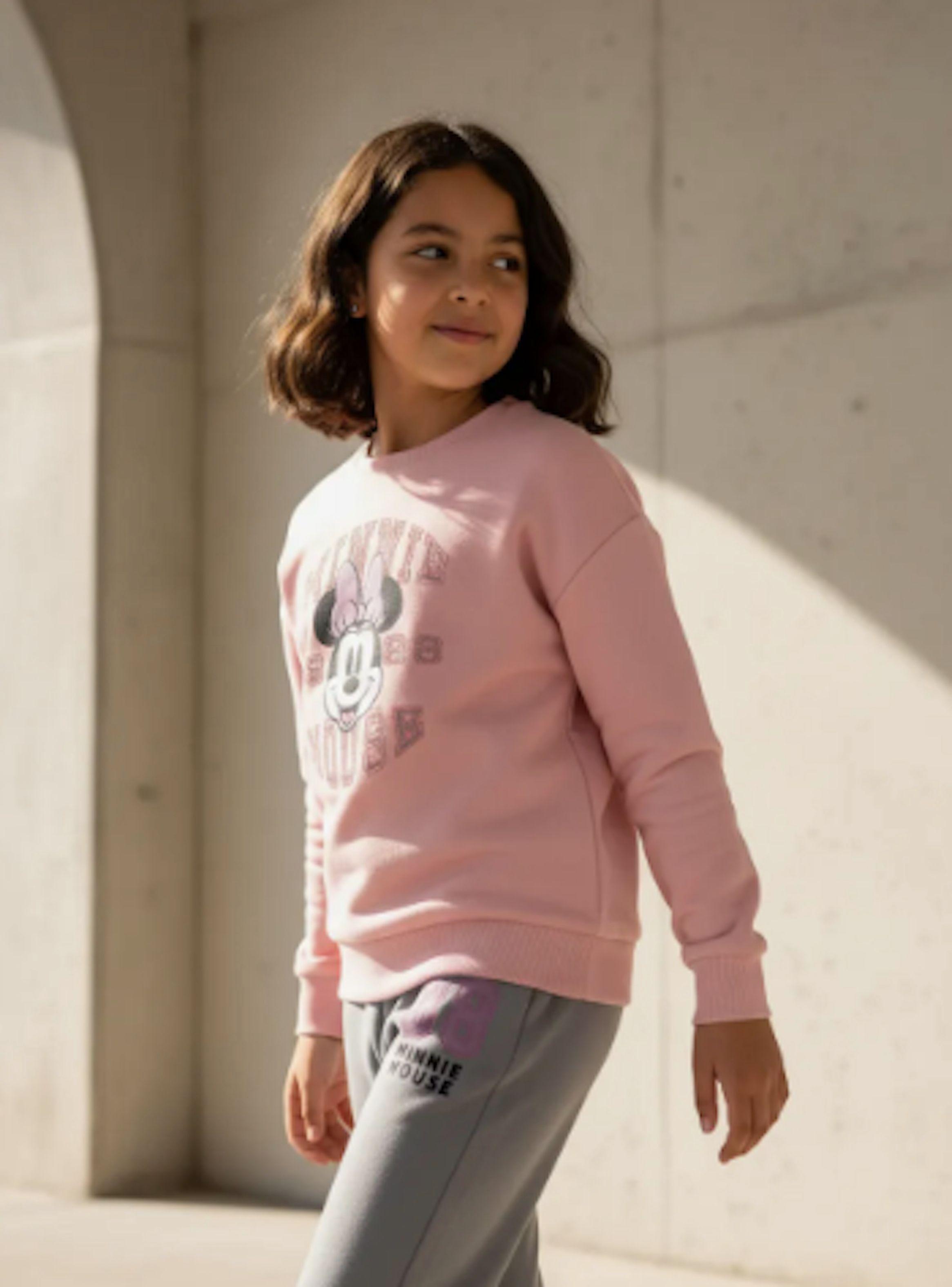 Conjunto Minnie Mouse Talla 8 Poleron y Pantalon Disney-0
