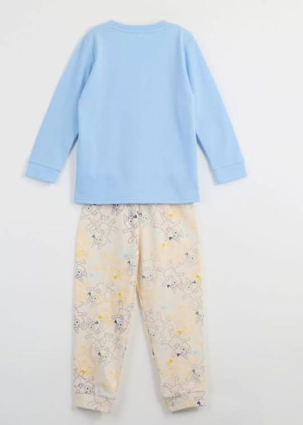 Pijama Bluey y Bingo Talla 6 interior franela-3