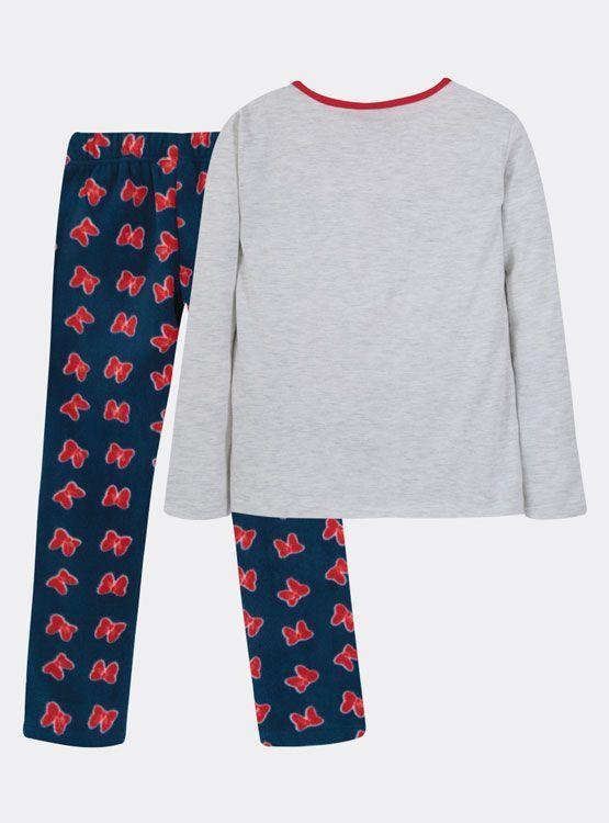 Pijama de niña diseño Minnie Mouse Algodon y Polar-1