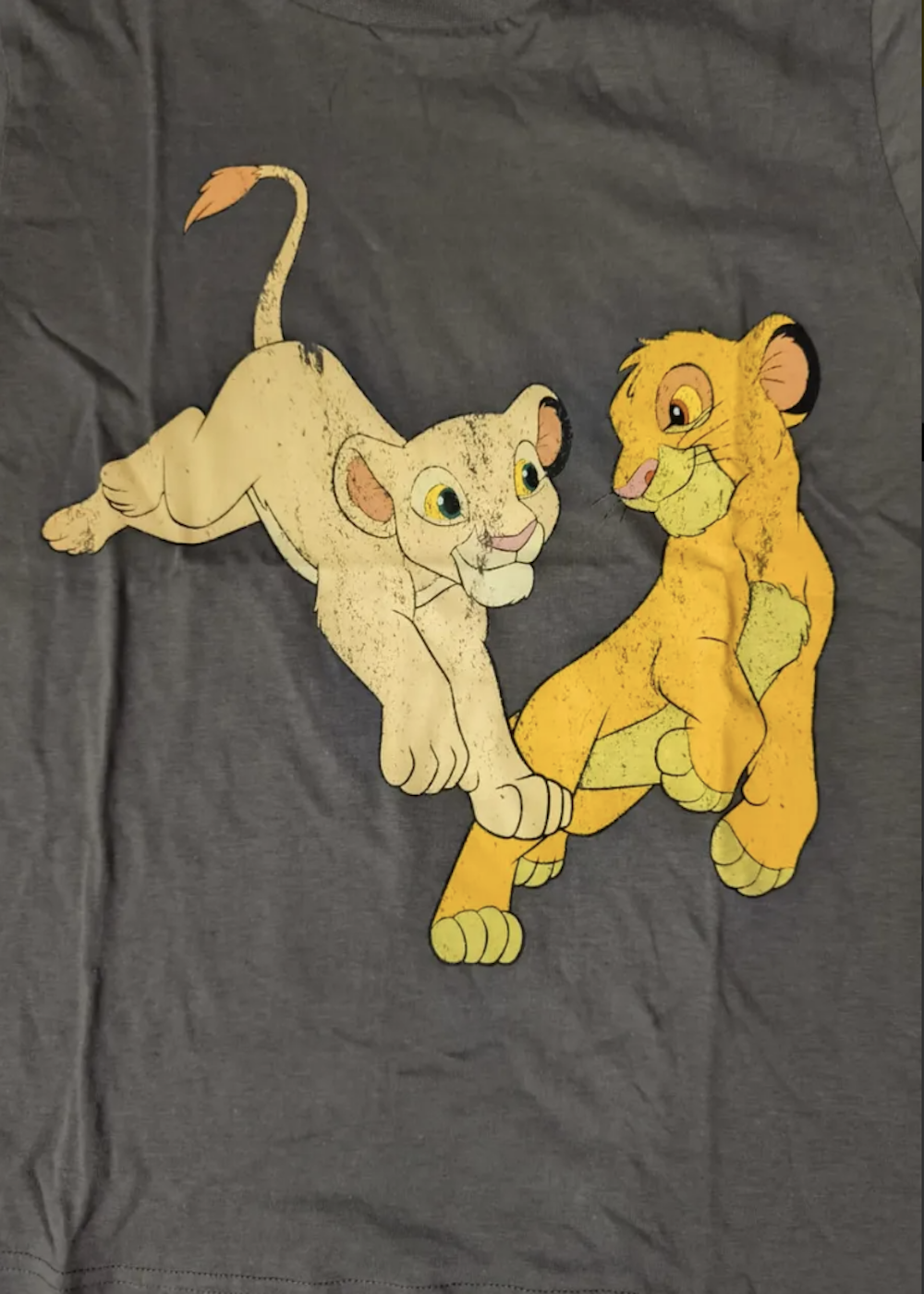 Polera Simba y Nala Rey Leon Disney Talla S-2