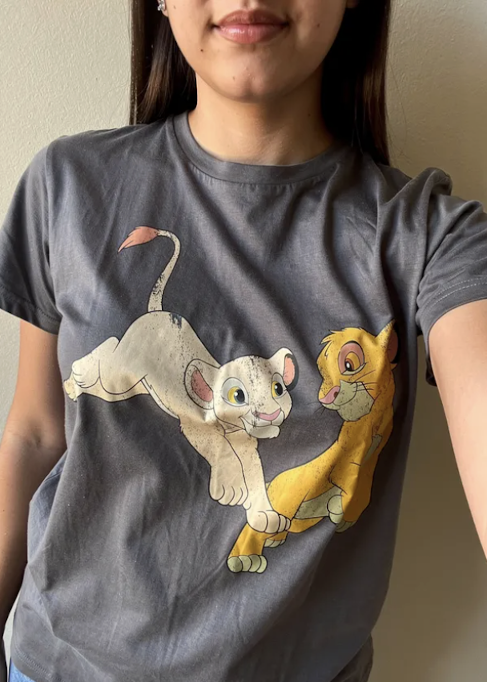 Polera Simba y Nala Rey Leon Disney Talla S-3