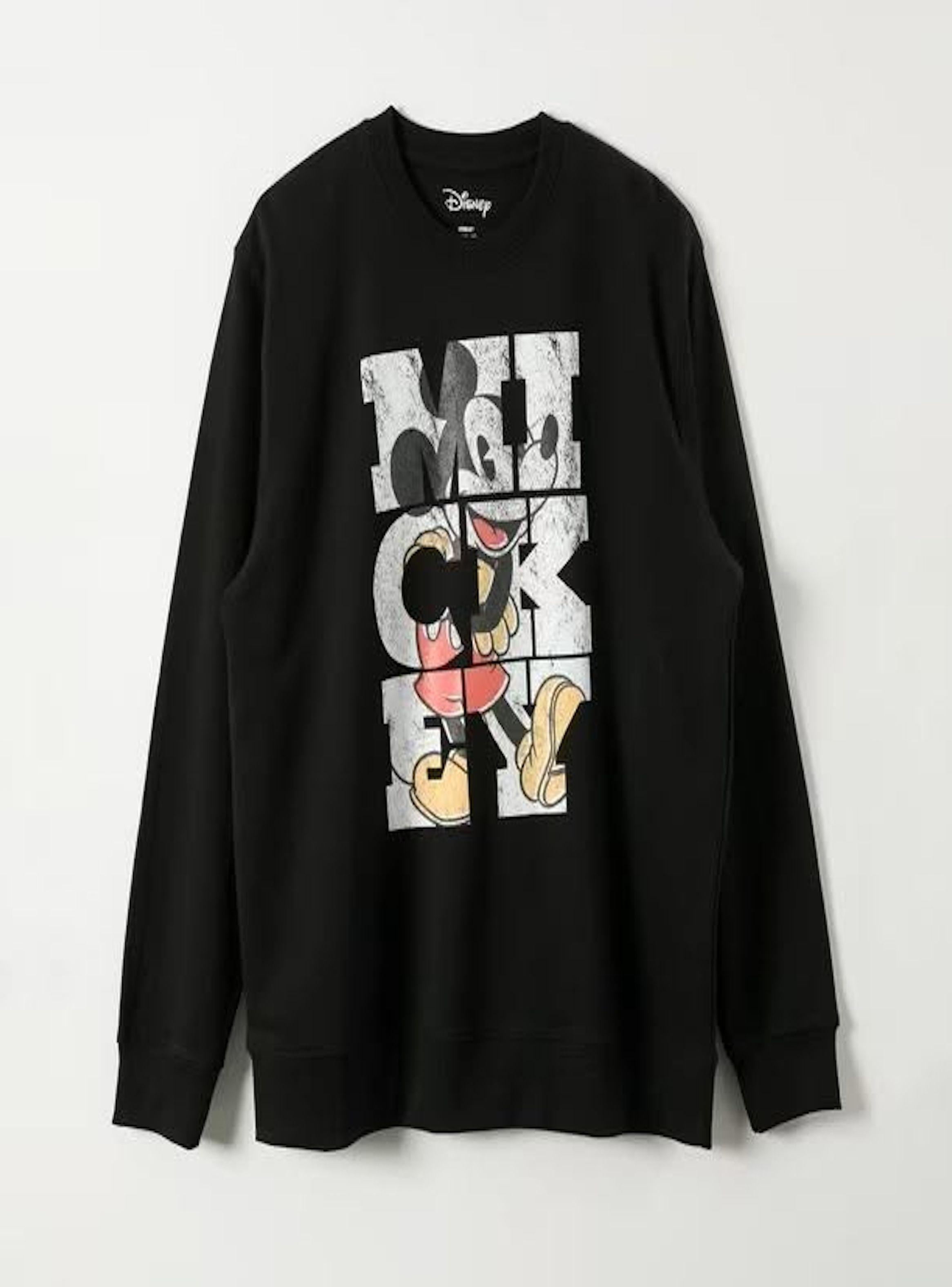 Poleron Mickey Mouse Talla L efecto desgastado Disney-1