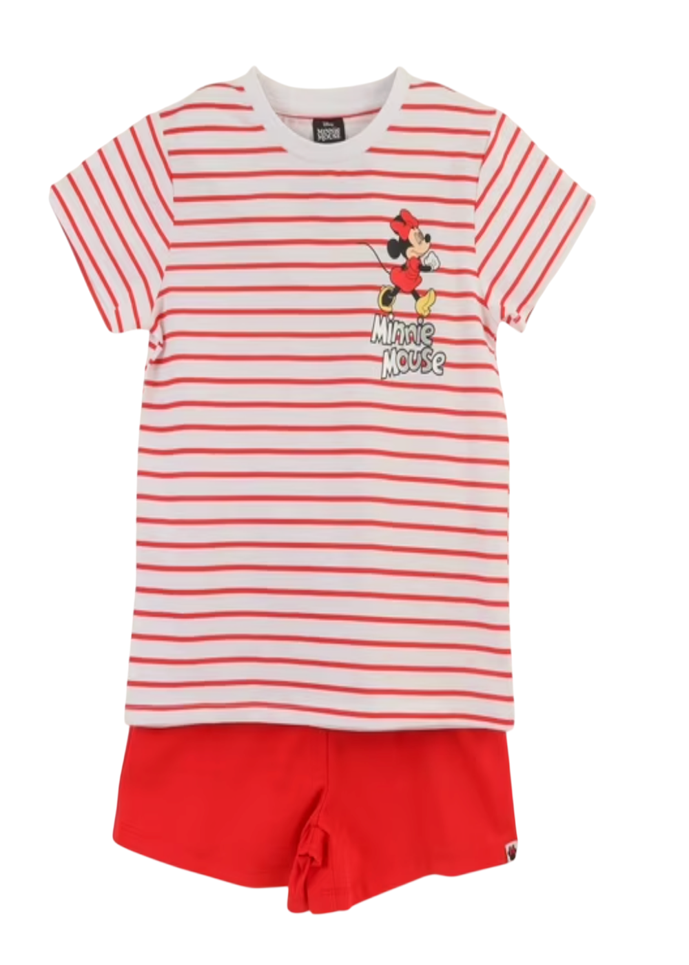 Conjunto para niña Polera y Short Minnie Mouse Talla 8-1
