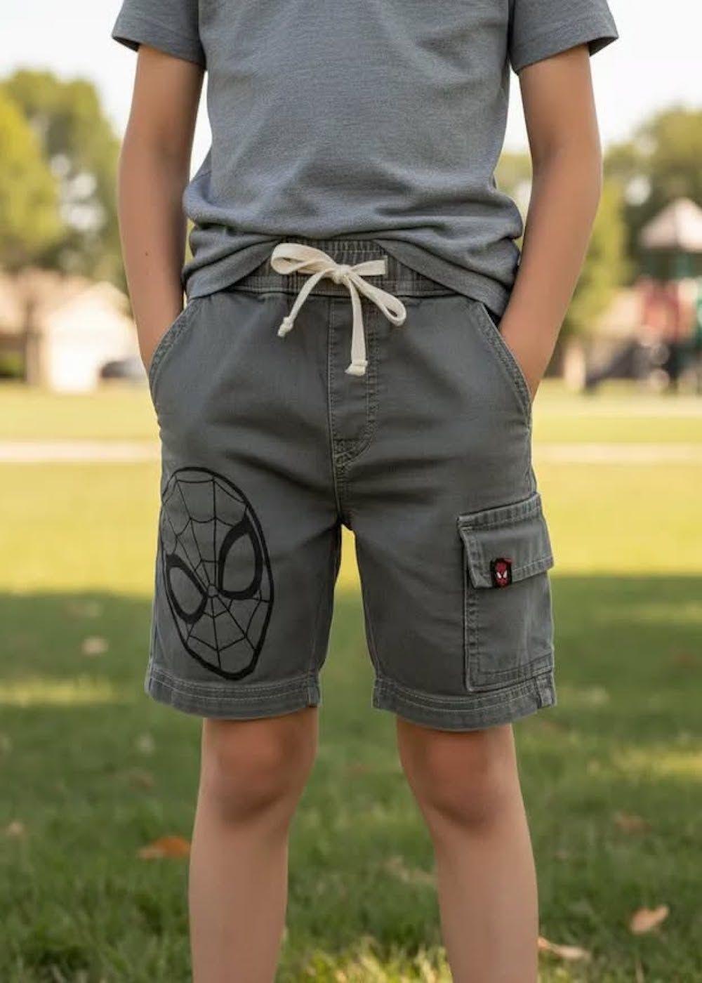 Short Bermuda Spiderman estilo cargo-3