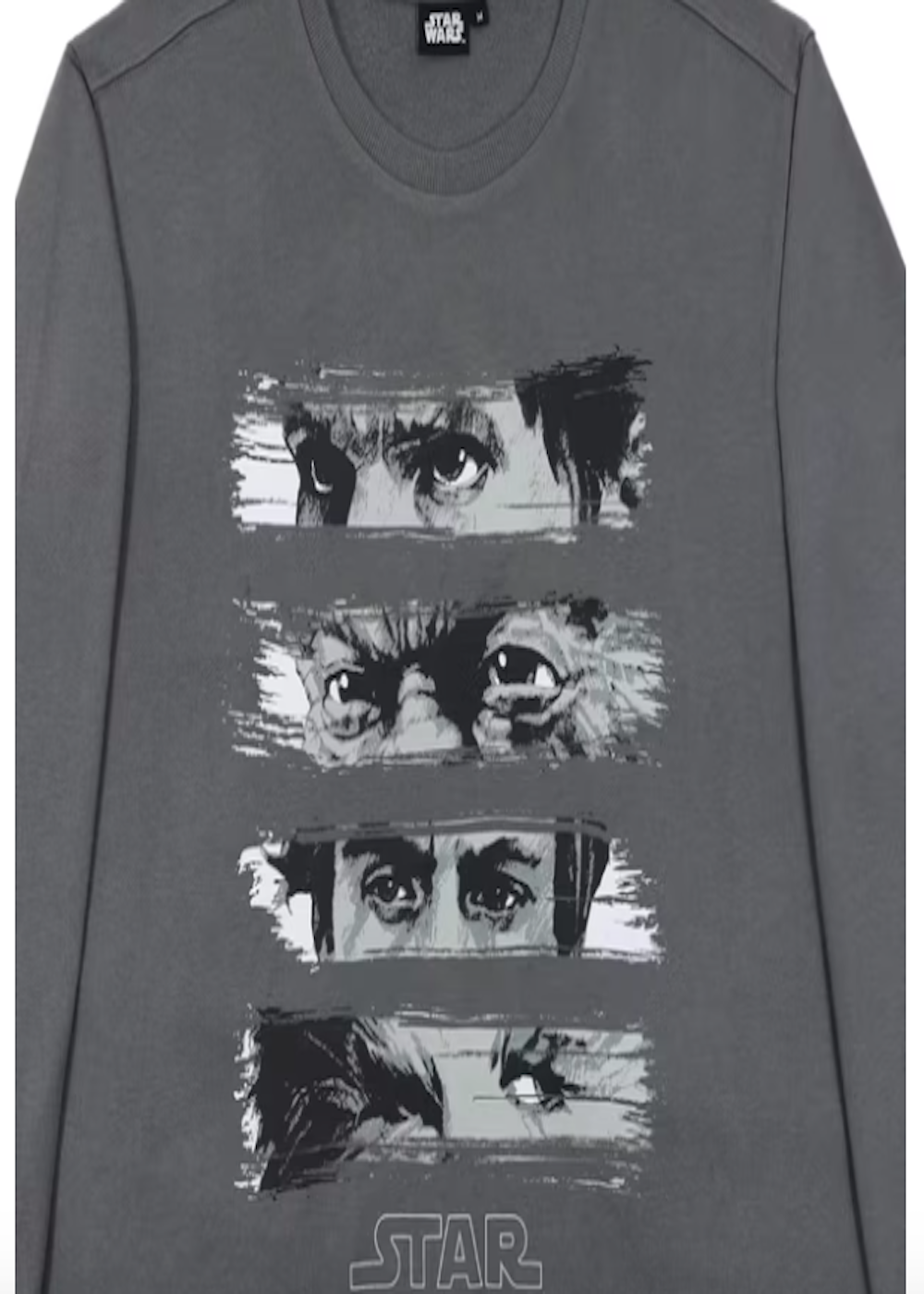 Poleron Star Wars color gris tallas L y XL-3