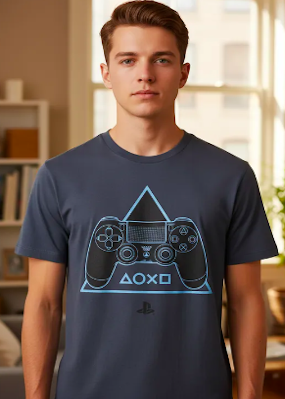 Polera Playstation talla L-3