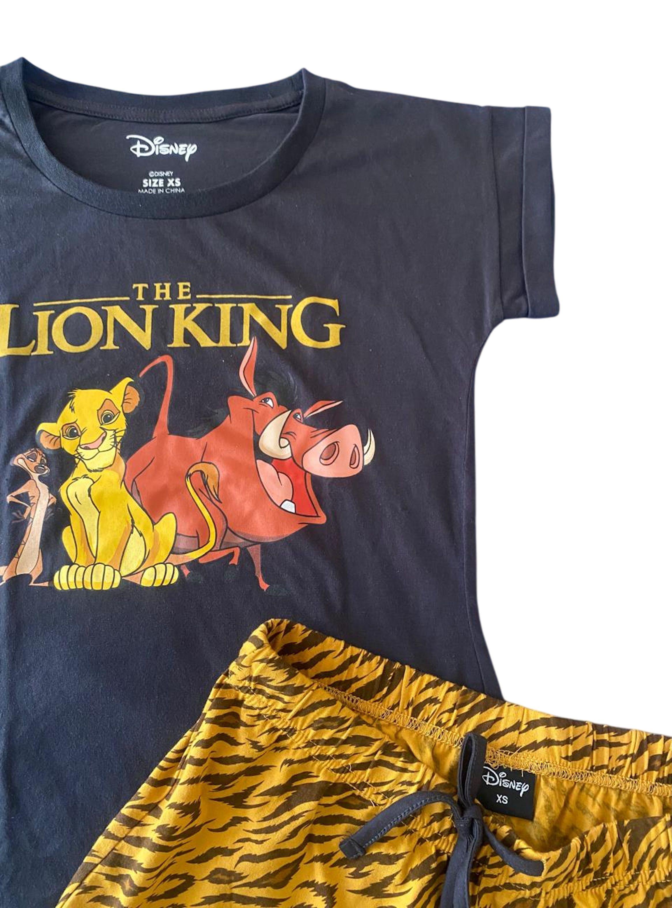 Pijama de verano talla XS diseño Rey León Disney-3