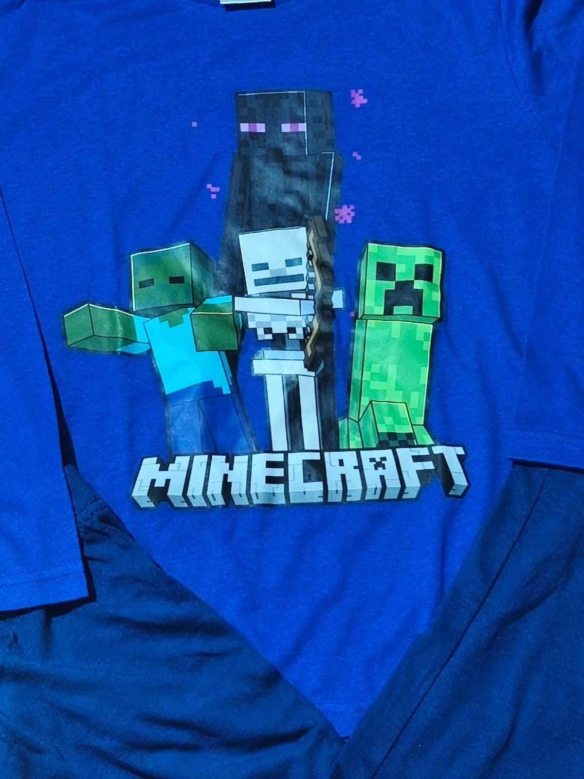 Pijama Minecraft talla 6 color azul-3