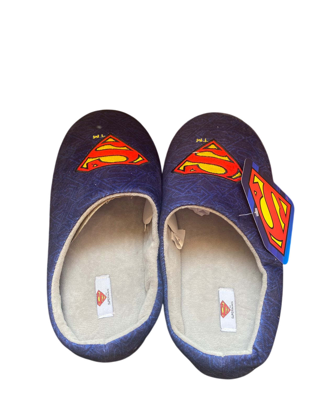 Pantufla Superman Numero 41 42 mide 27cms-1