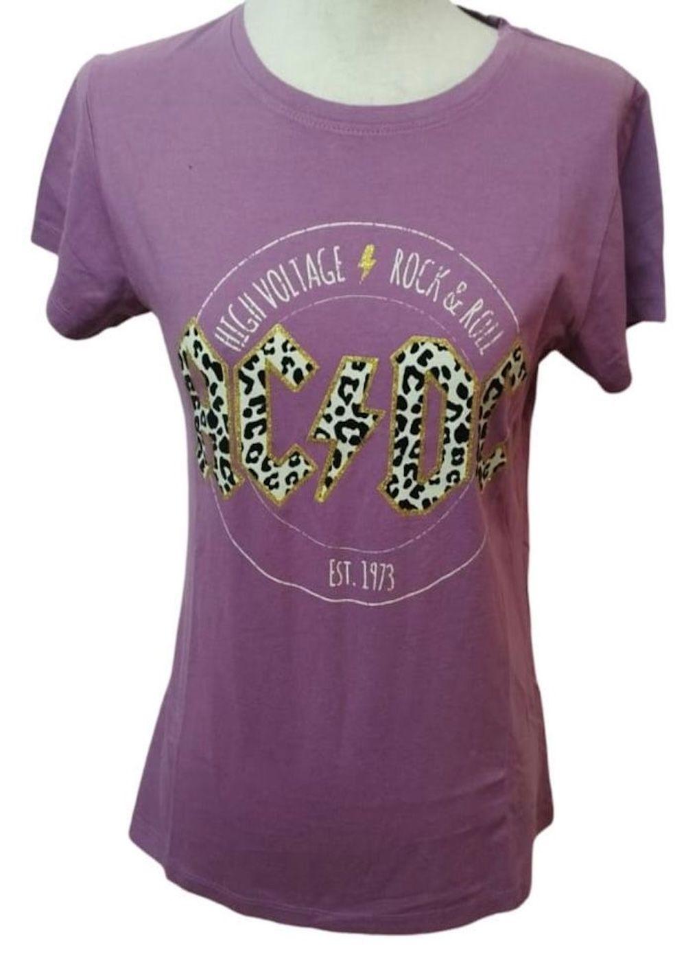 Polera AC/DC mujer talla S -2