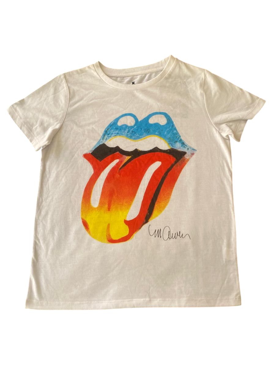 Polera de mujer talla S diseño Rolling Stones-1