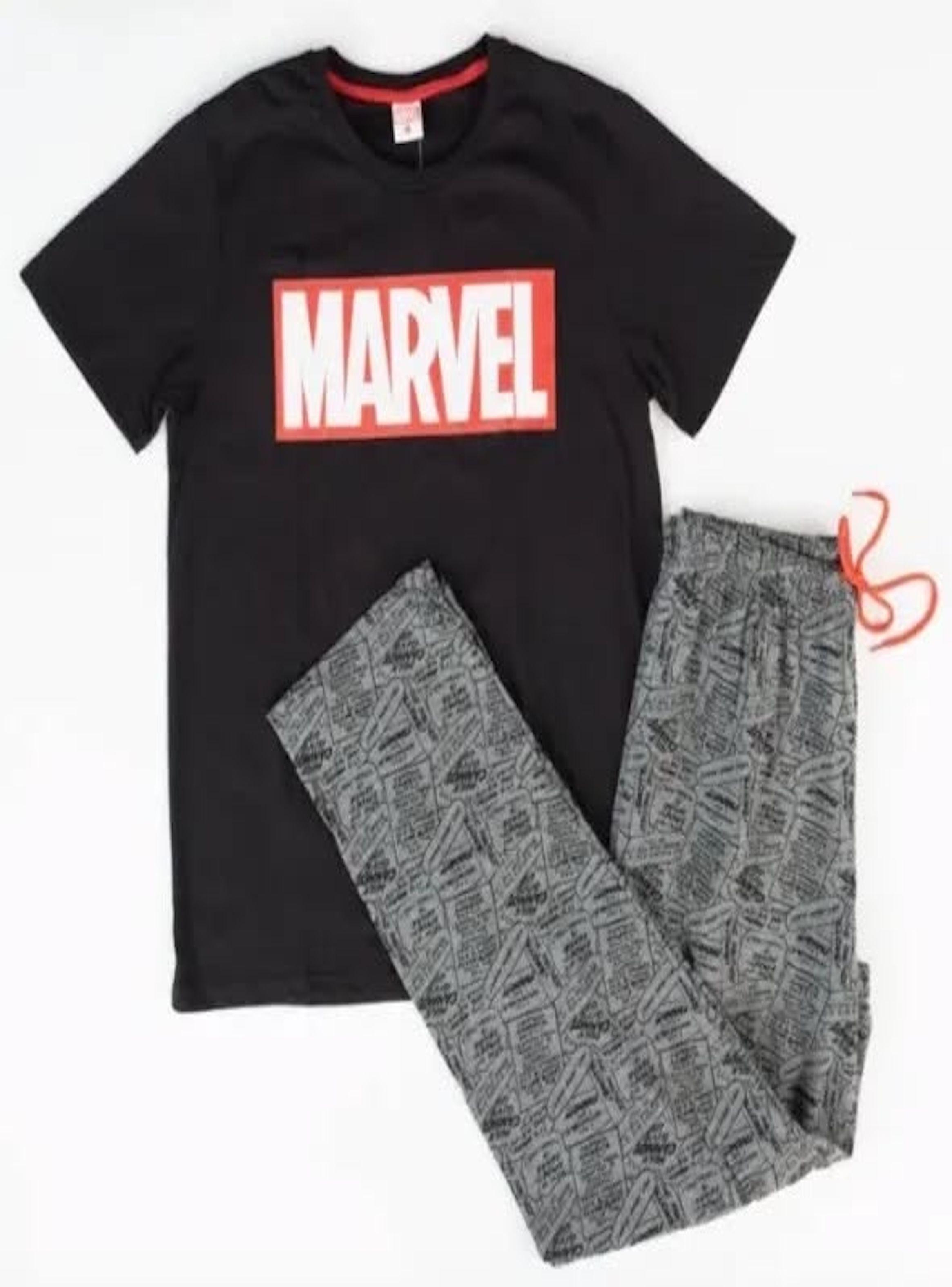 Pijama de Hombre Talla M diseño Marvel-0