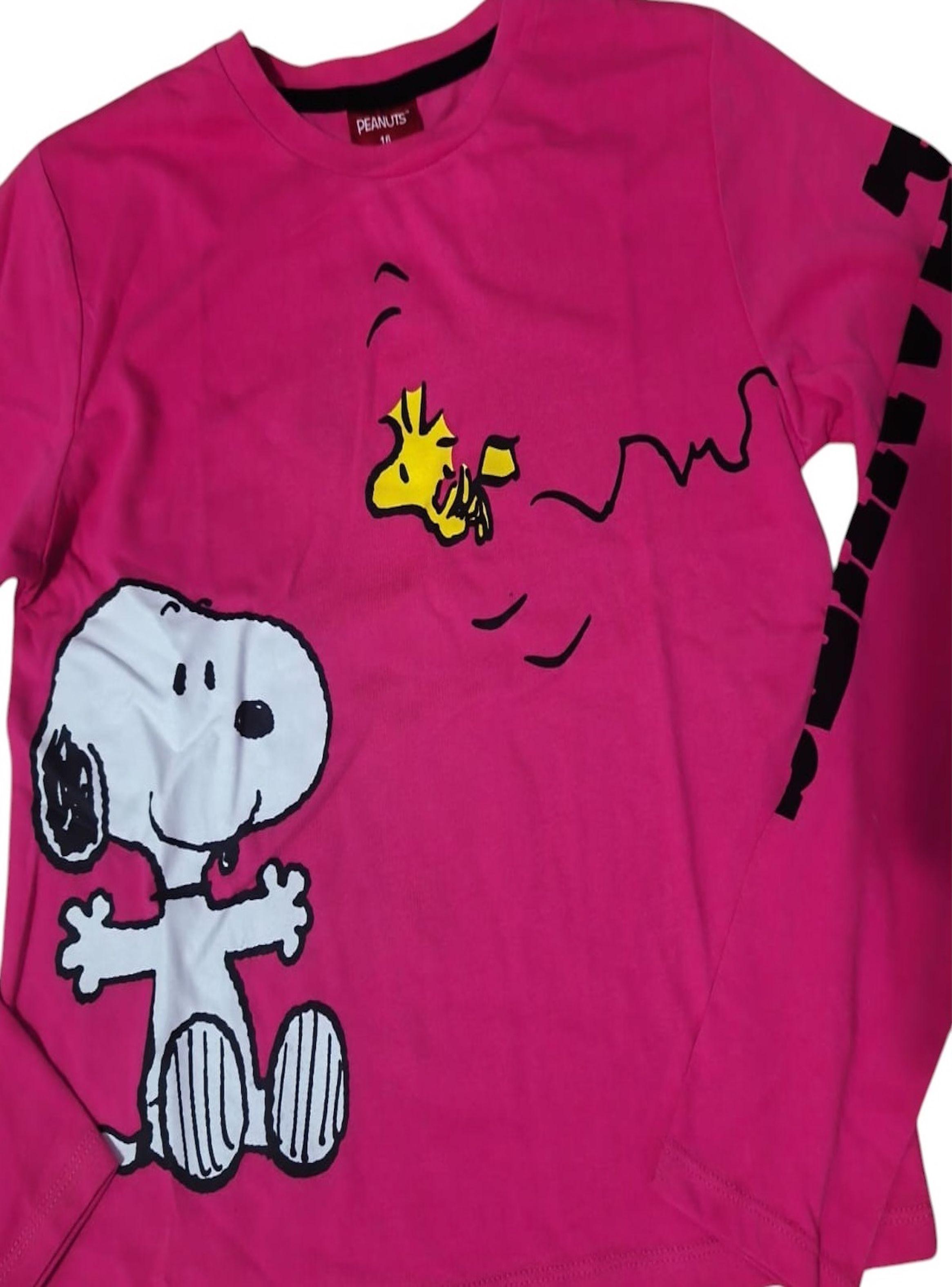 Polera de niña talla 16 diseño Snoopy estilo Crop top-2