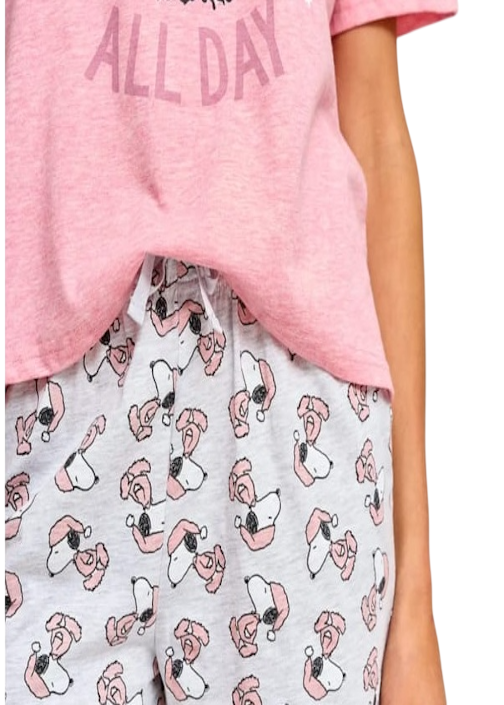Pijama Snoopy Talla S I Want to sleep all day-2