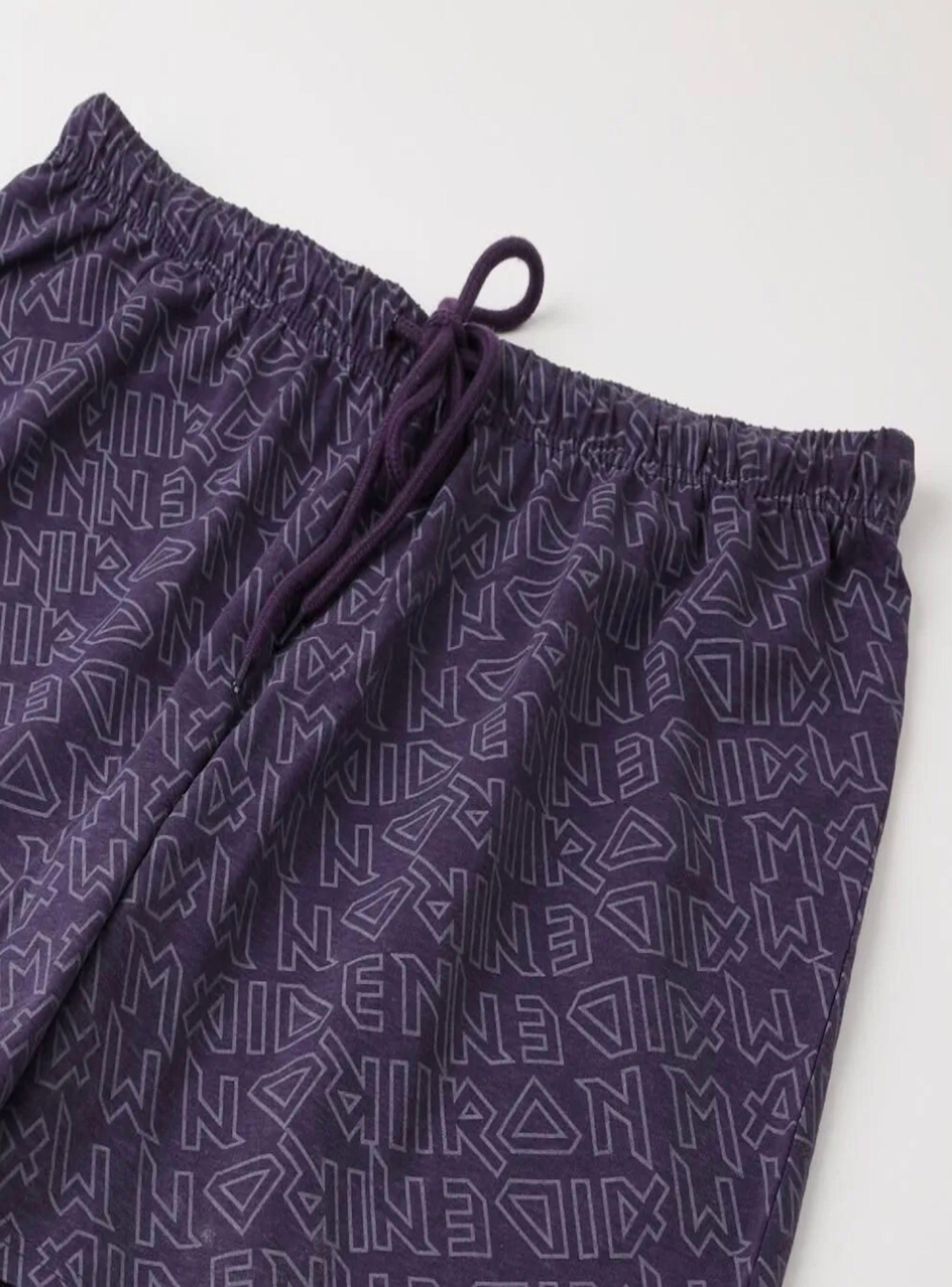 Pijama de verano de hombre diseño Iron Maiden-2