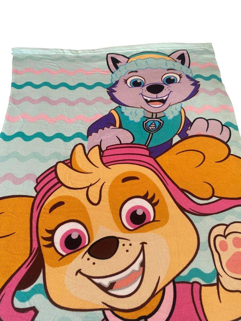 Toalla de playa con morral Skye y Everest Paw Patrol-2