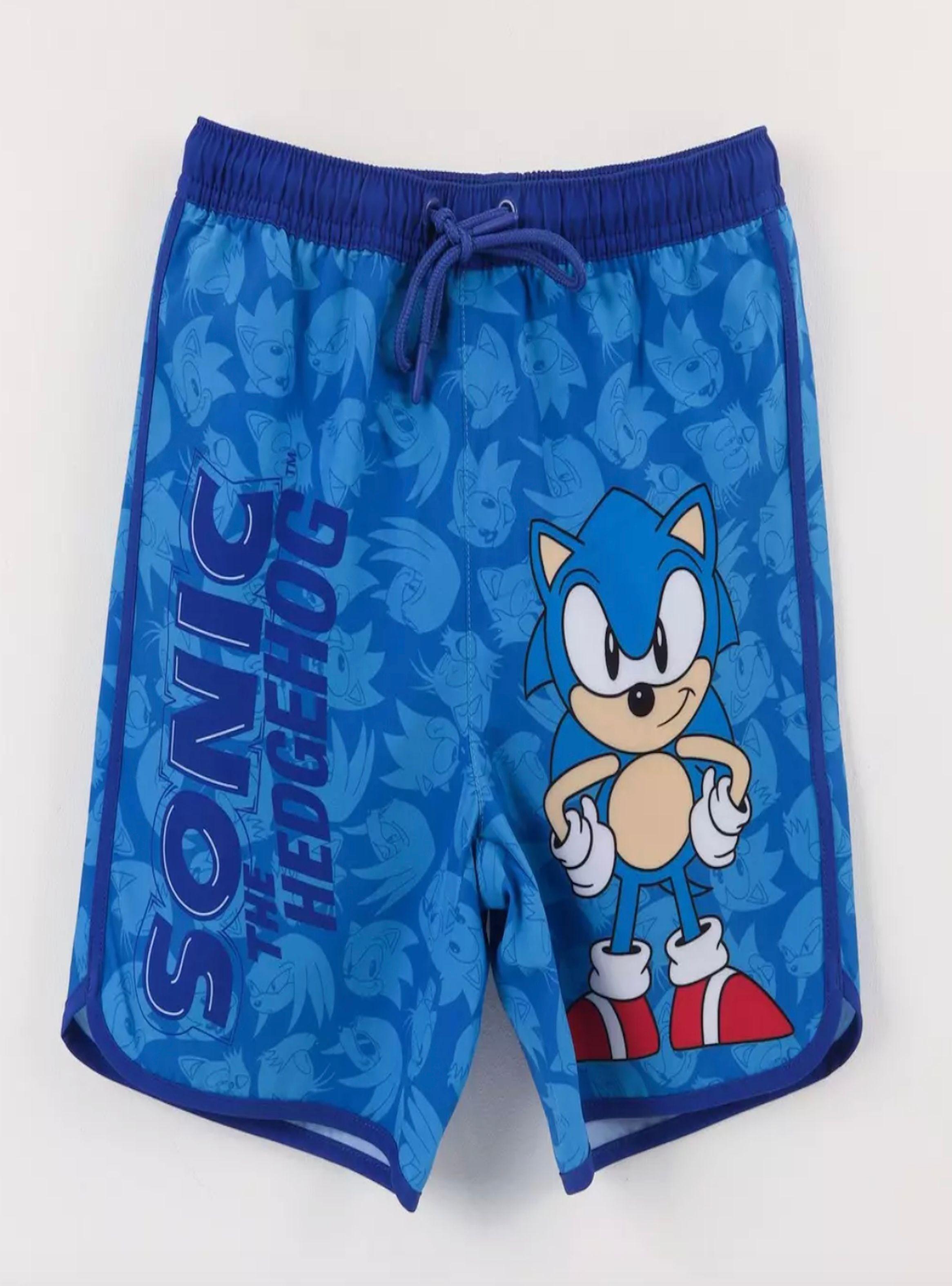 Short de bano Sonic con morral-1