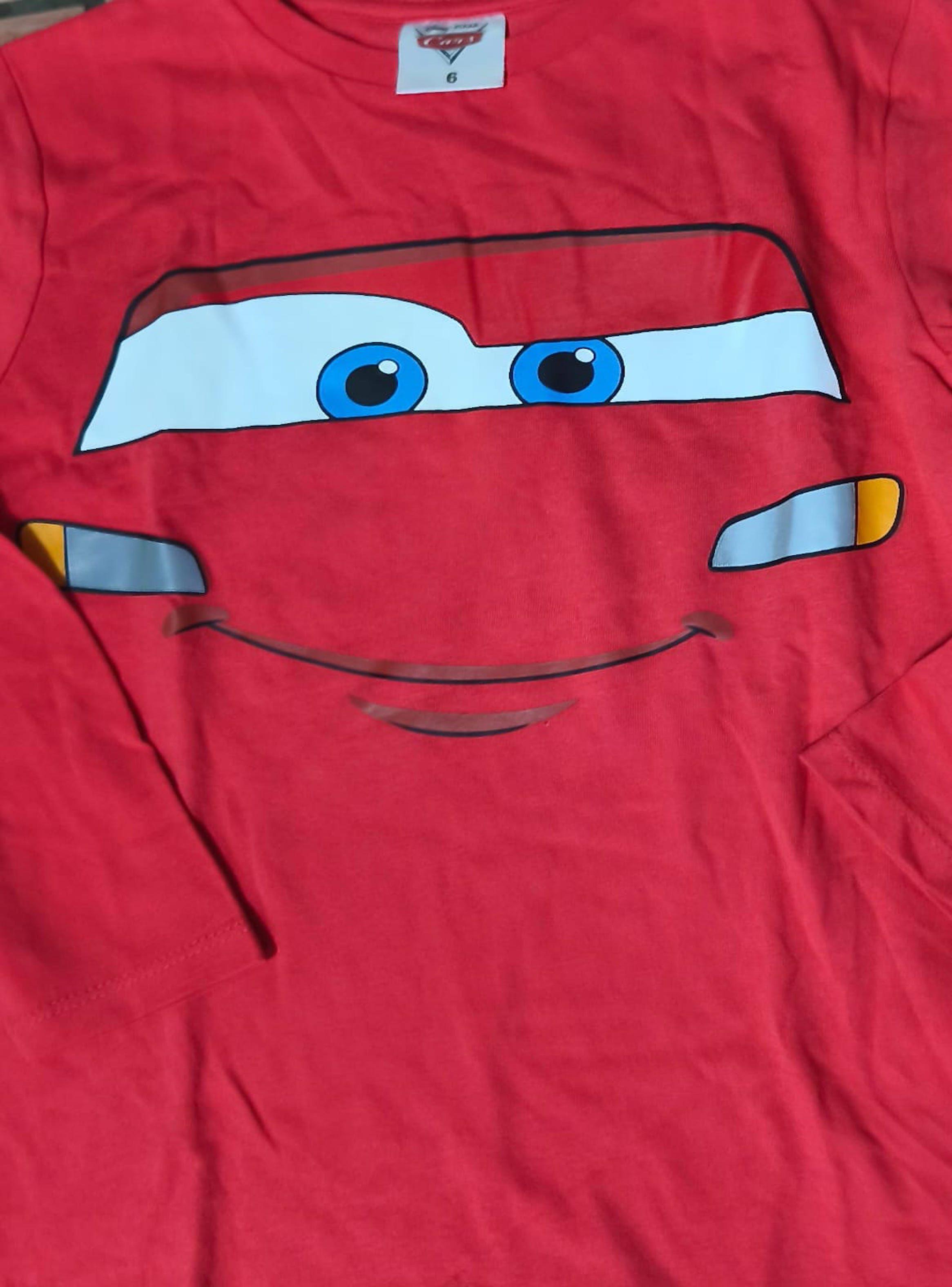 Polera de niño talla 6 diseño Cars-2