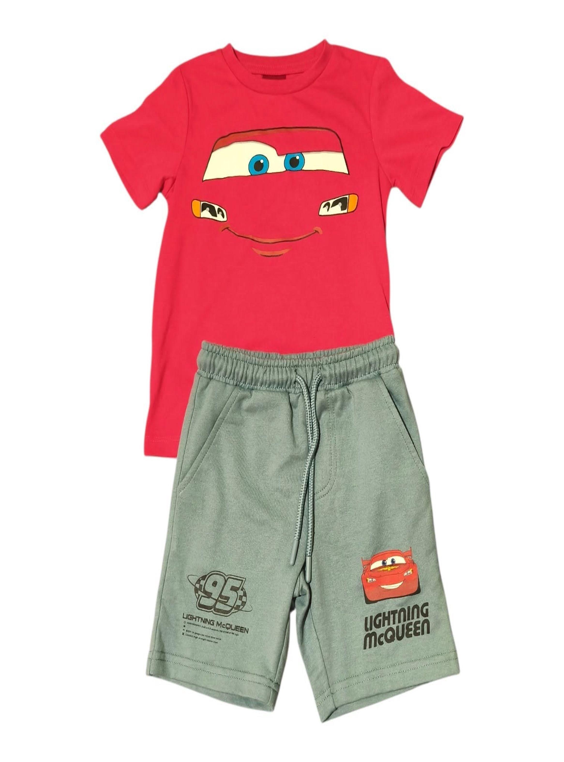 Conjunto Cars Talla 3 polera y short-1