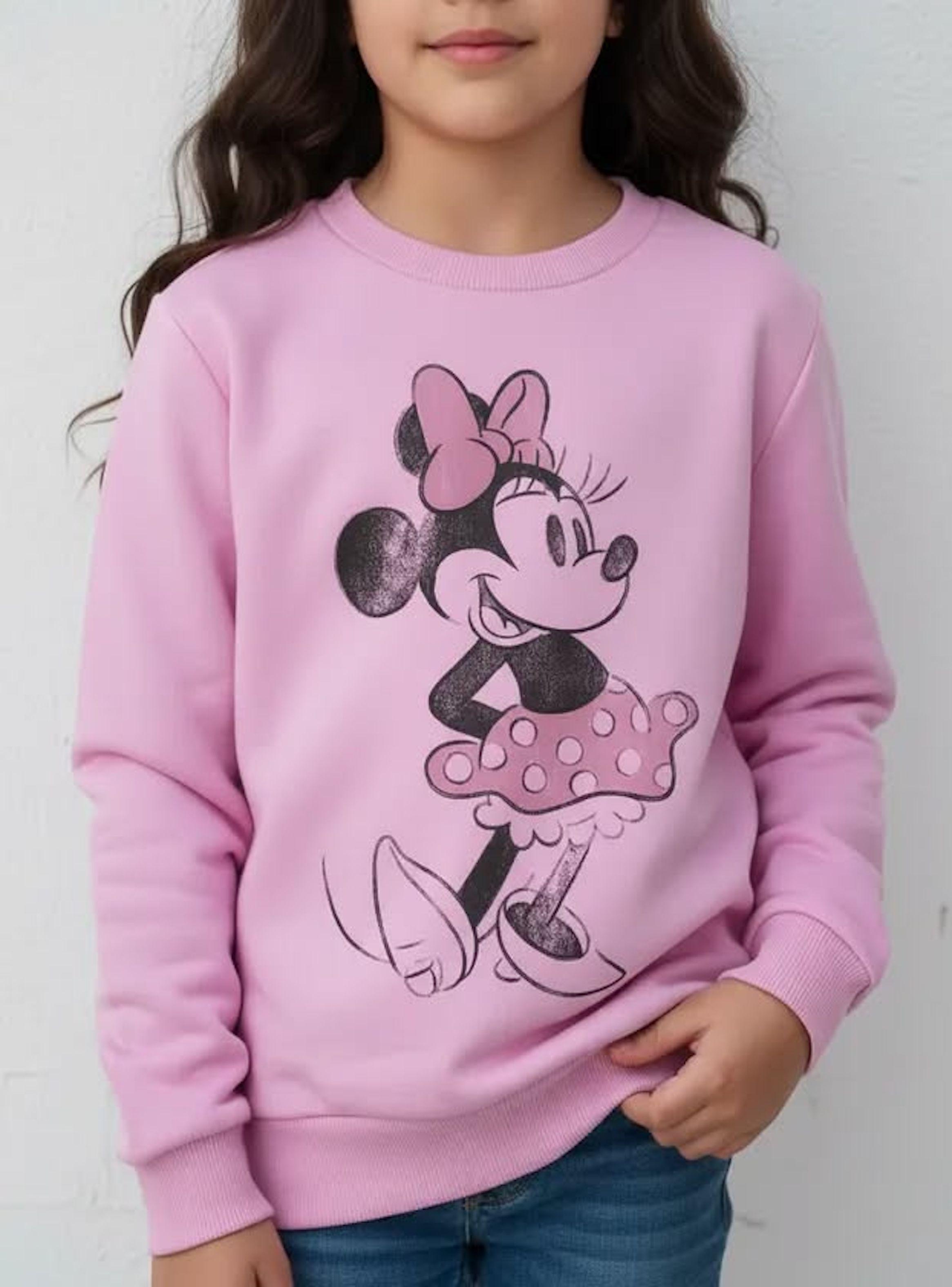 Poleron Minnie Mouse talla 8 estilo dise o desgastado-0