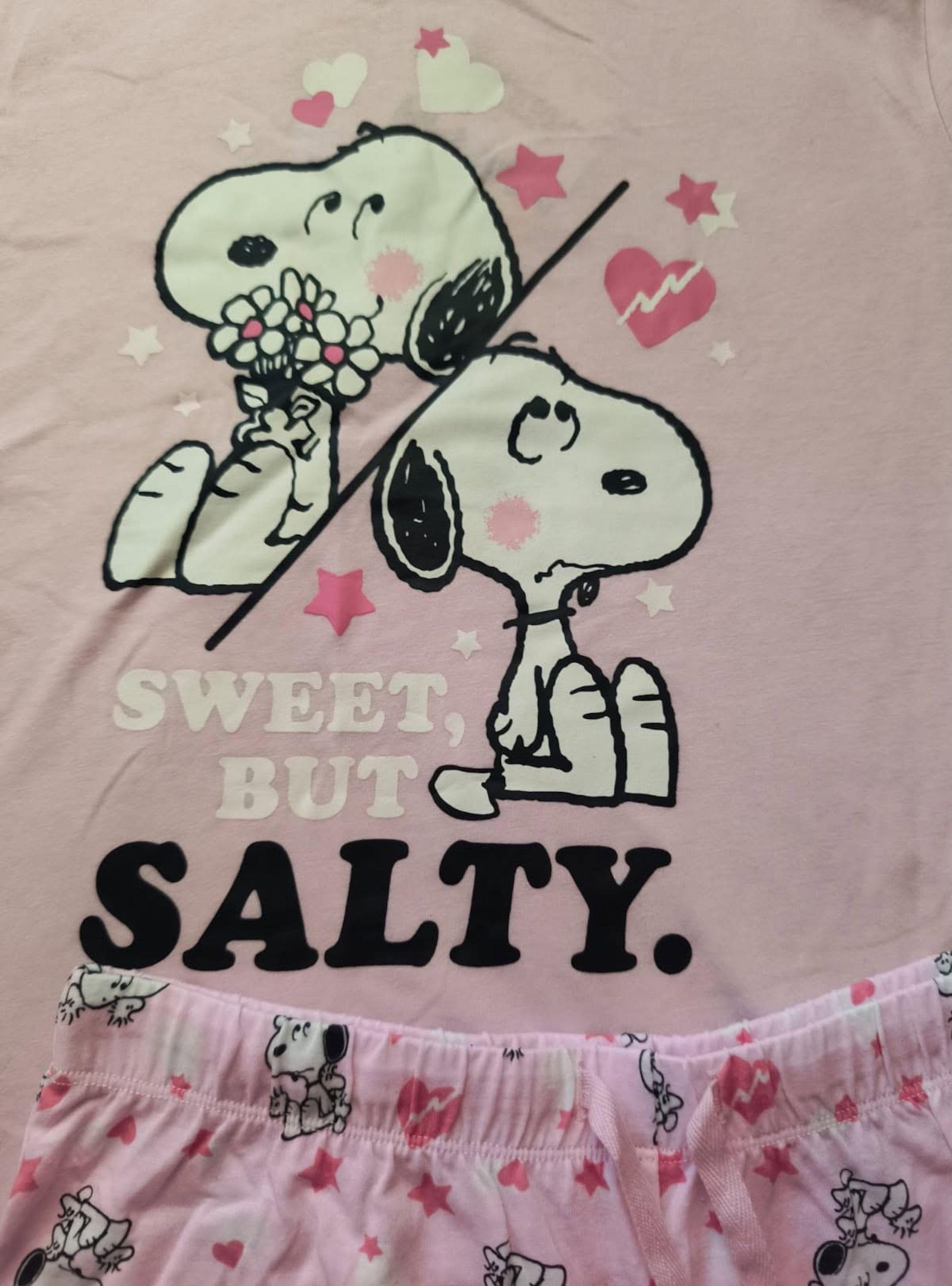 Pijama Snoopy Talla 14 color rosado-2