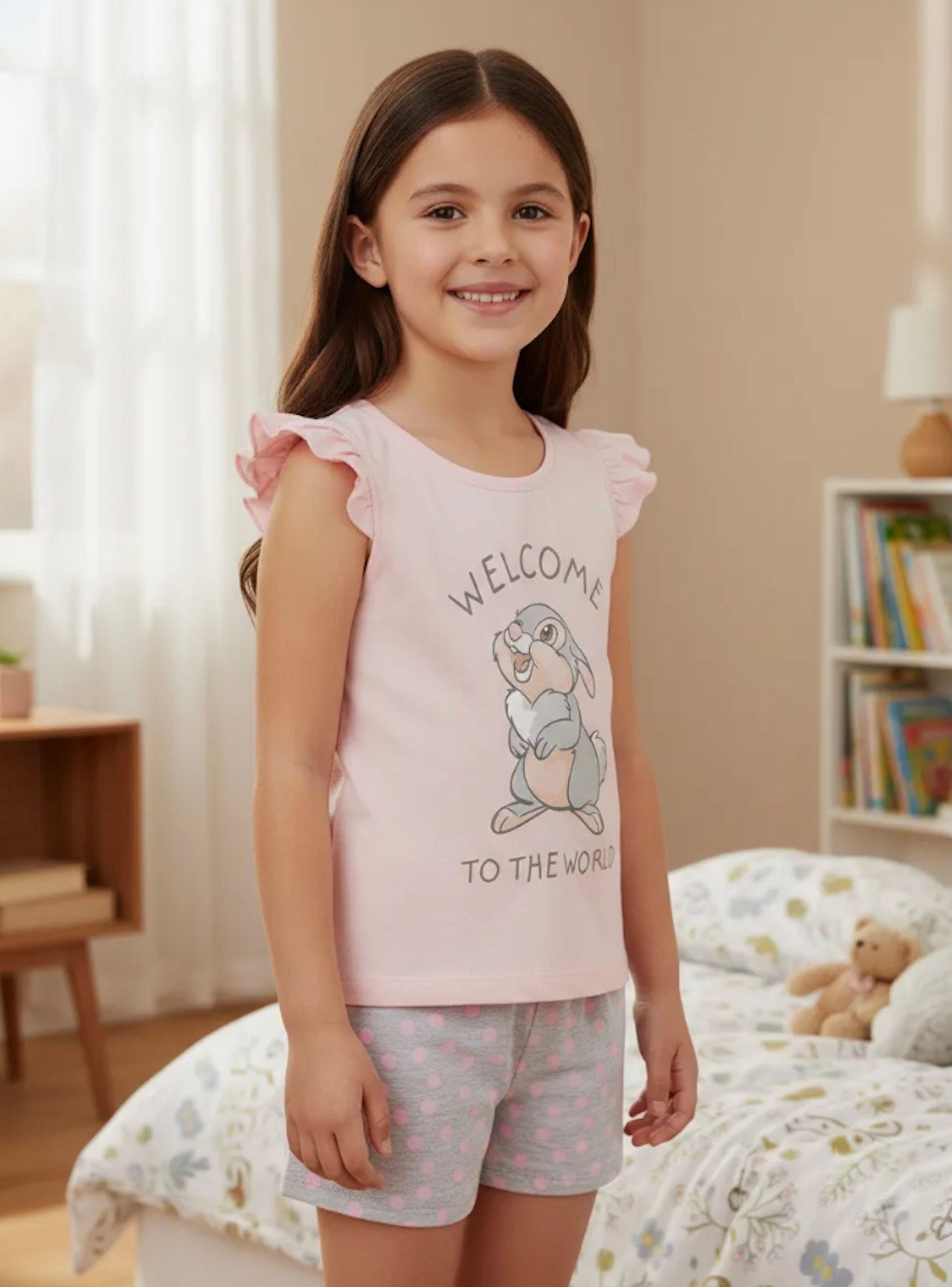 Pijama de verano de niña talla 3 diseño Conejo Tambor Disney-2