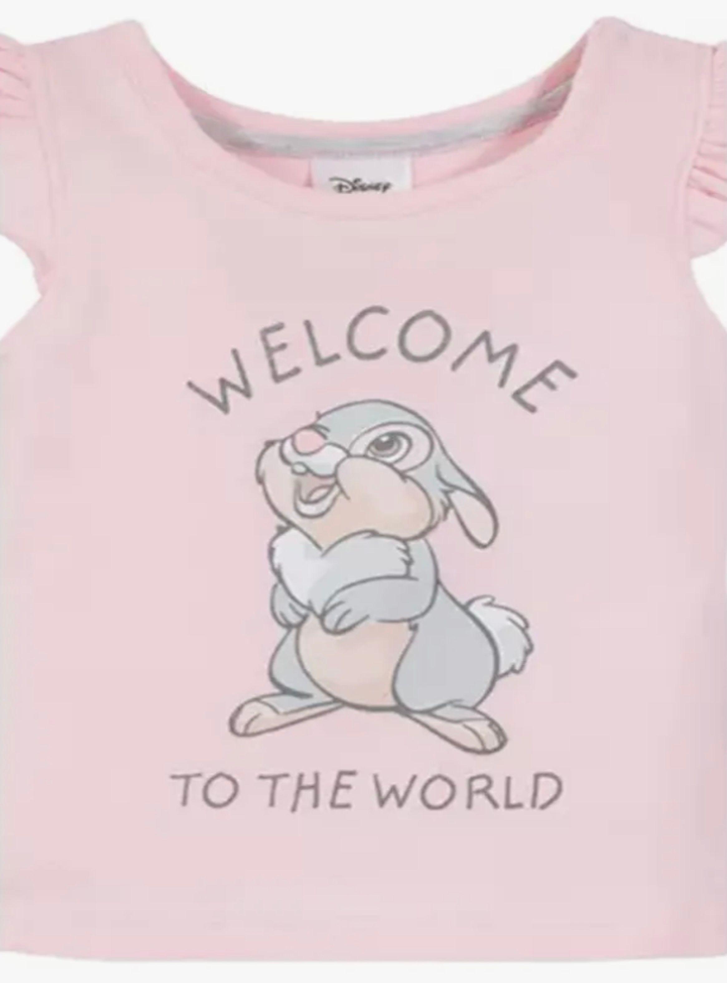 Pijama de verano de niña talla 3 diseño Conejo Tambor Disney-3