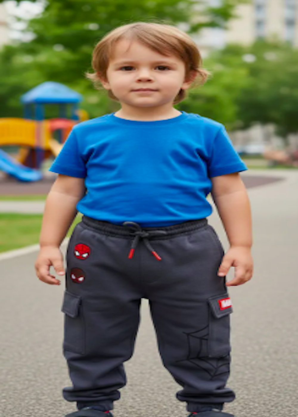 Pantalon de buzo talla 3 diseño Spiderman -1