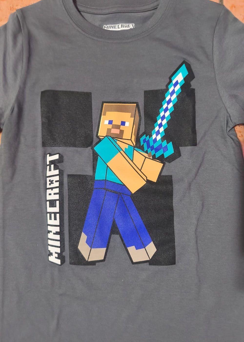 Polera Minecraft Tallas 6 y 8-2