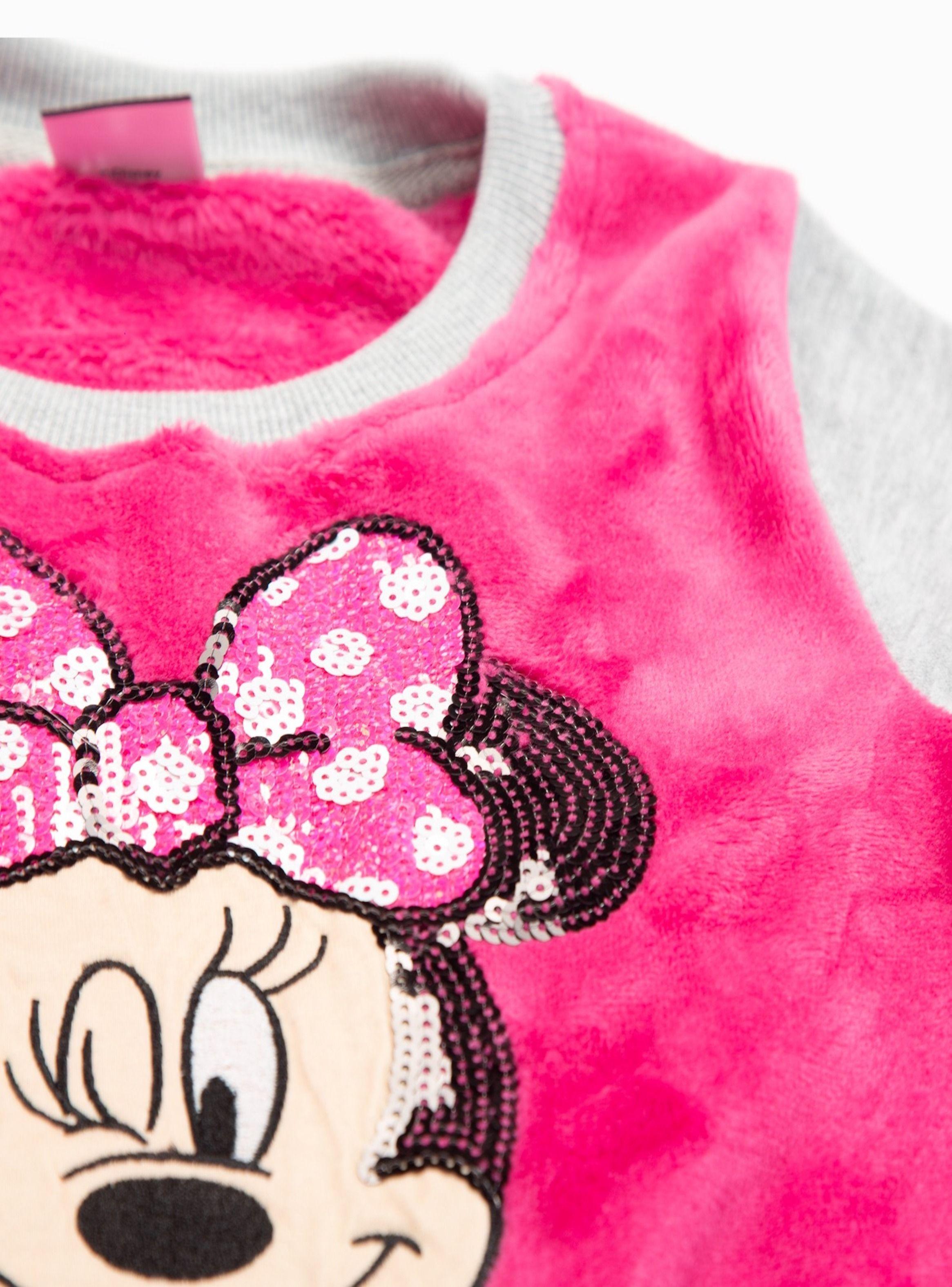 Poleron de niña Talla 8 diseño Minnie Mouse Disney-2