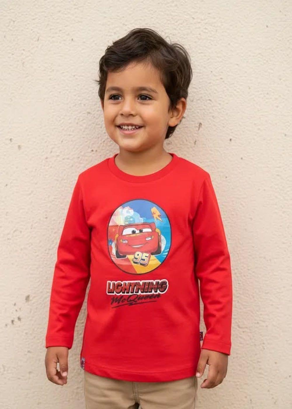 Polera Cars Talla 3 manga larga dise o holograma-0