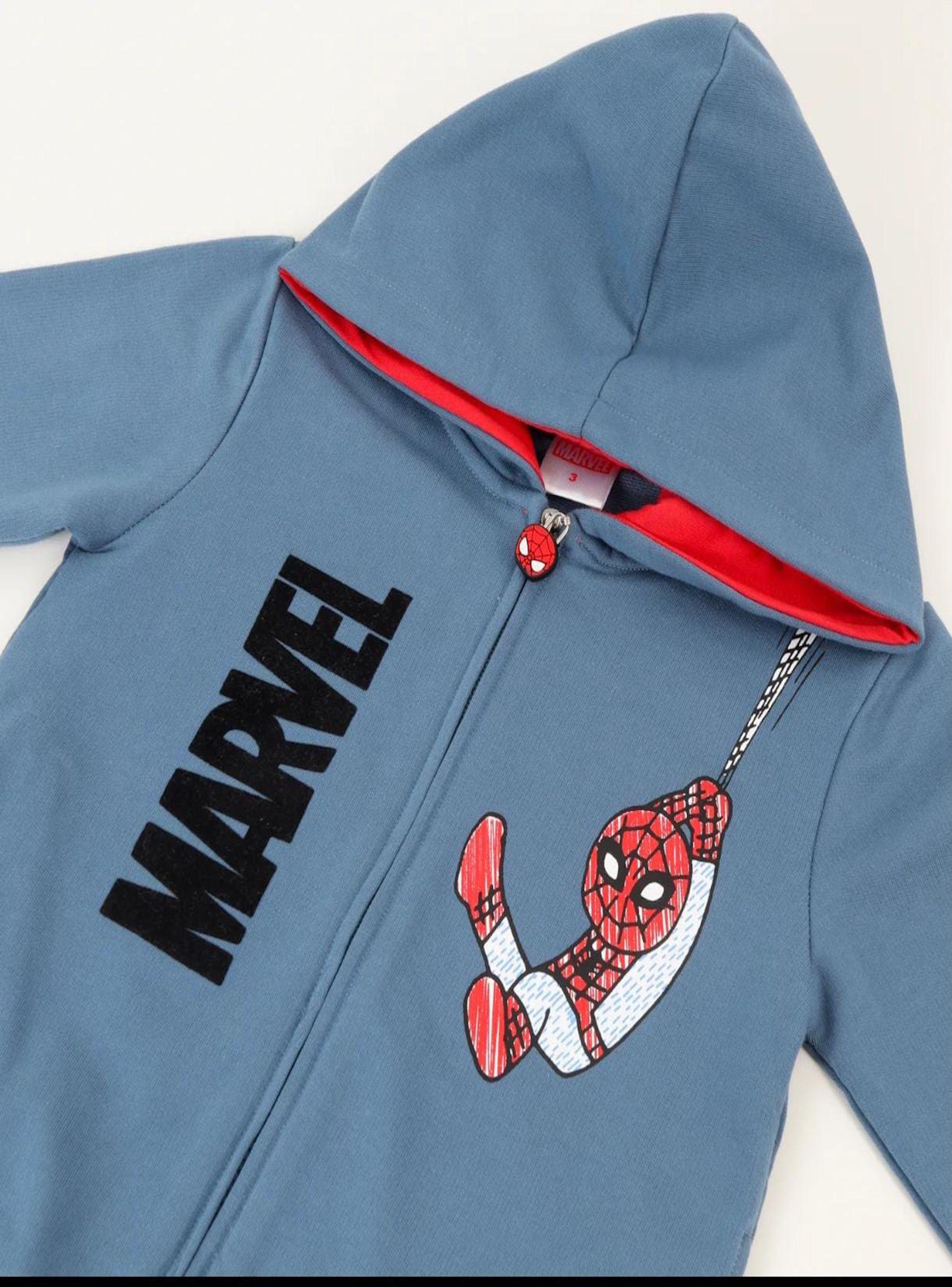 Poleron con capucha talla 3 Spiderman Marvel-3