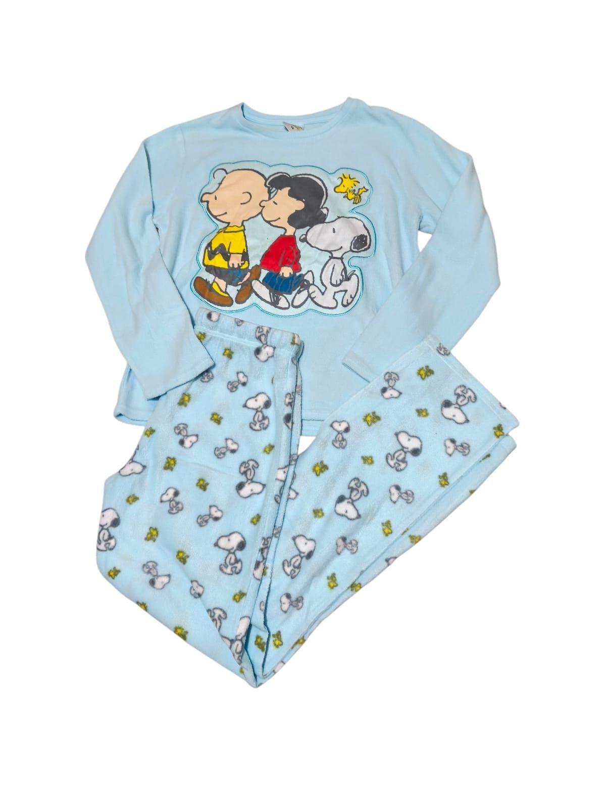 Pijama Snoopy Talla 14 tela micropolar-1